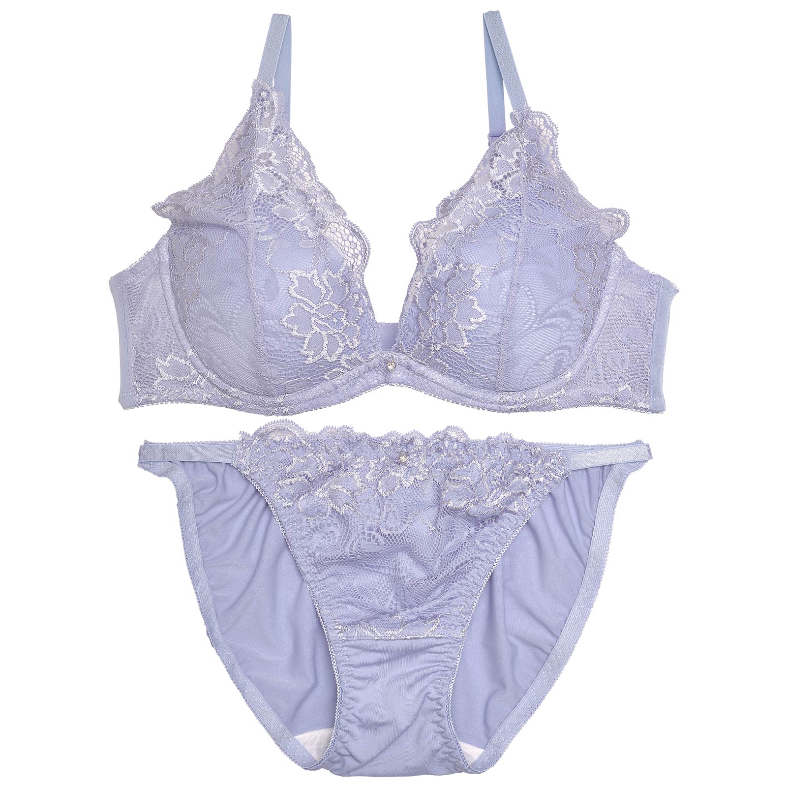 【三上悠亜着用】ダスティブルーミングレースブラジャー&フルバック