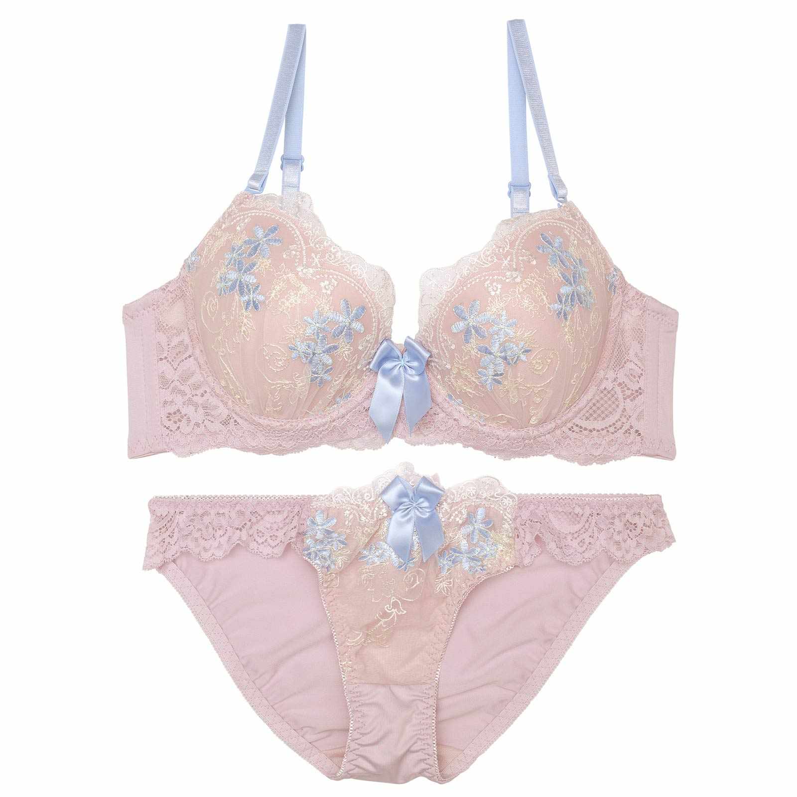 ノスタルジーアーチフルールブラジャー&フルバックショーツ