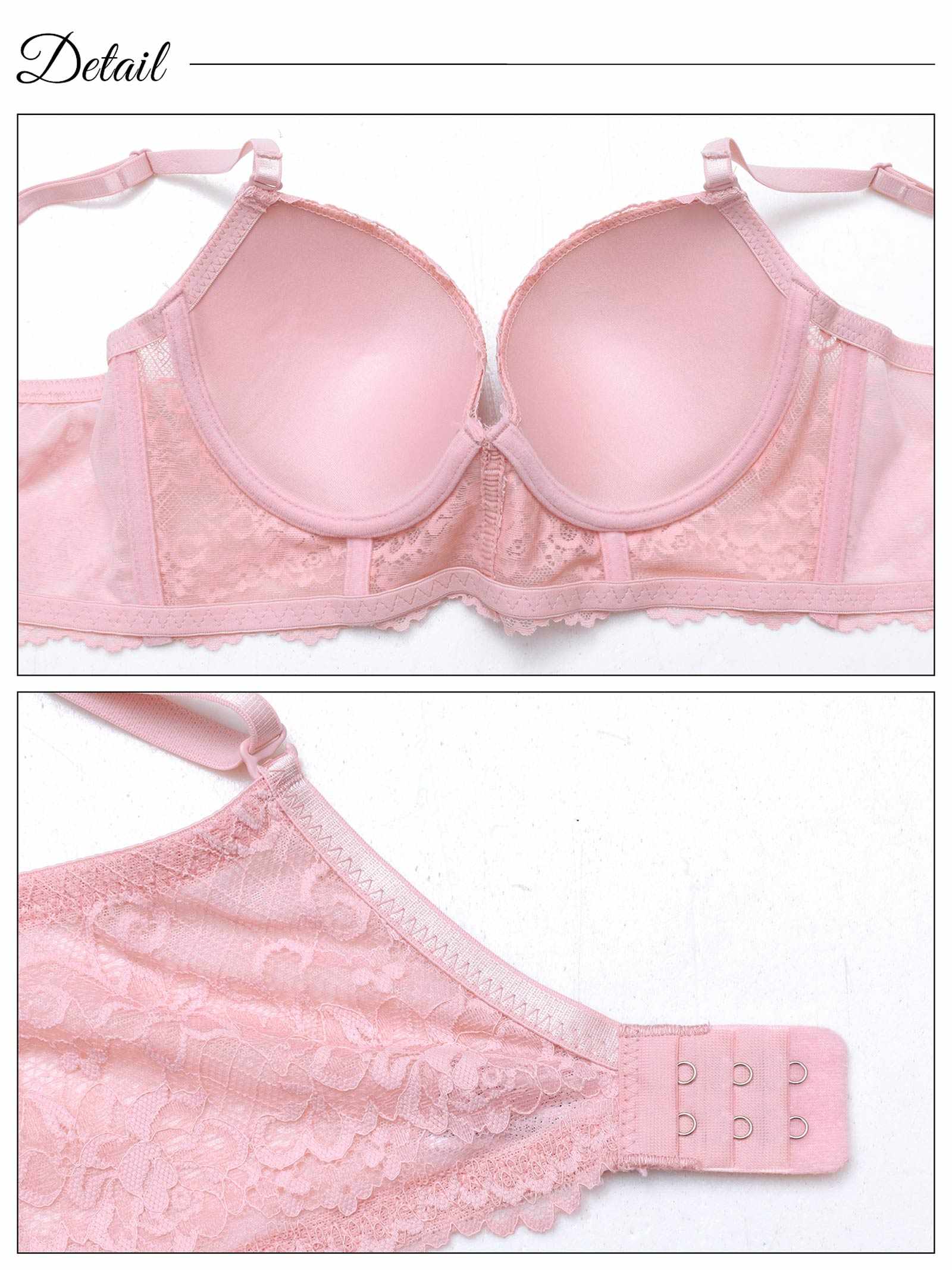 7/14新作!ダスティメッシュフルーロン育乳脇高ブラジャー&バック透けフルバックショーツ