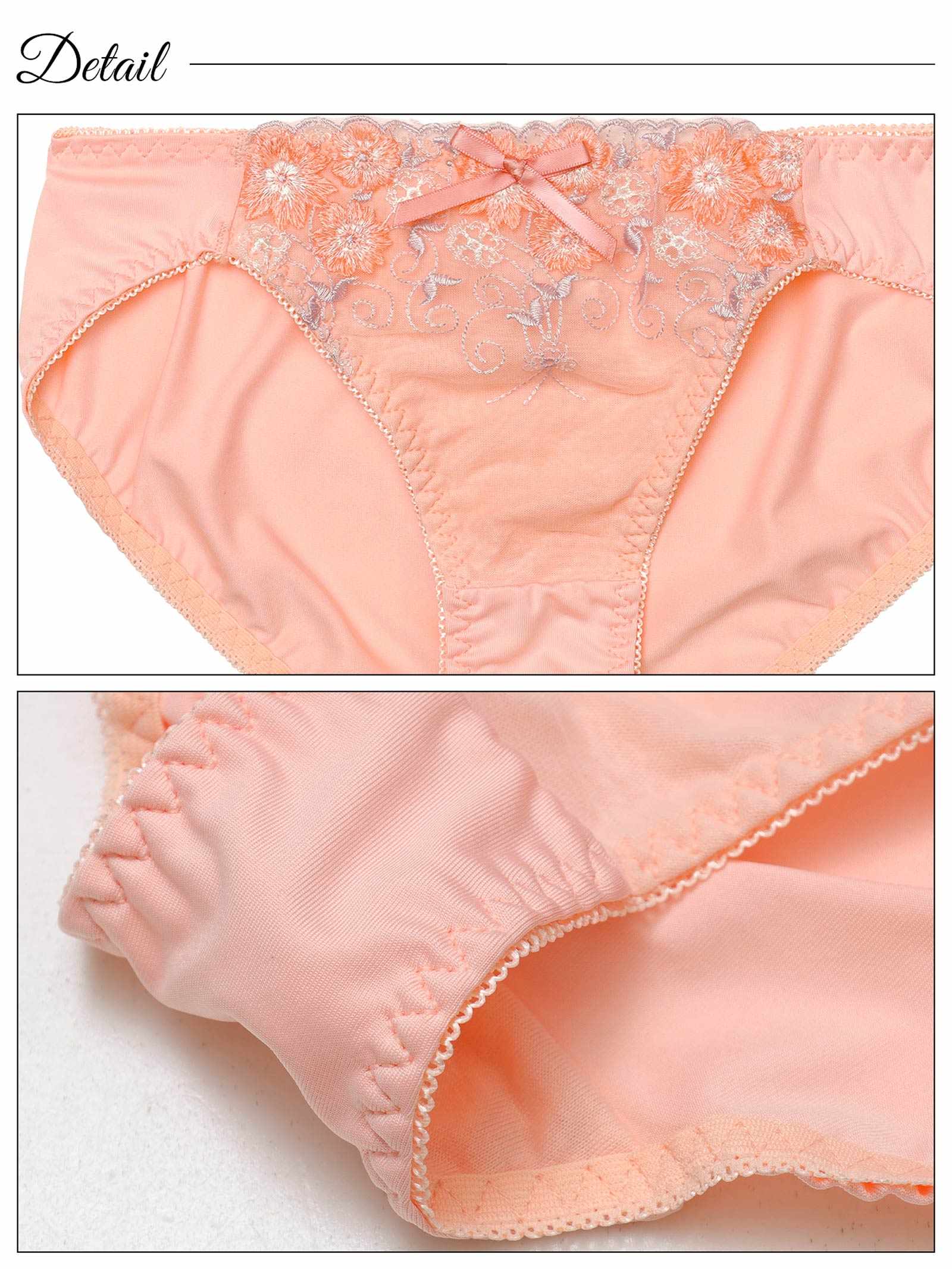 5/14新作!フェミニンブライトフラワーブラジャー&フルバックショーツ