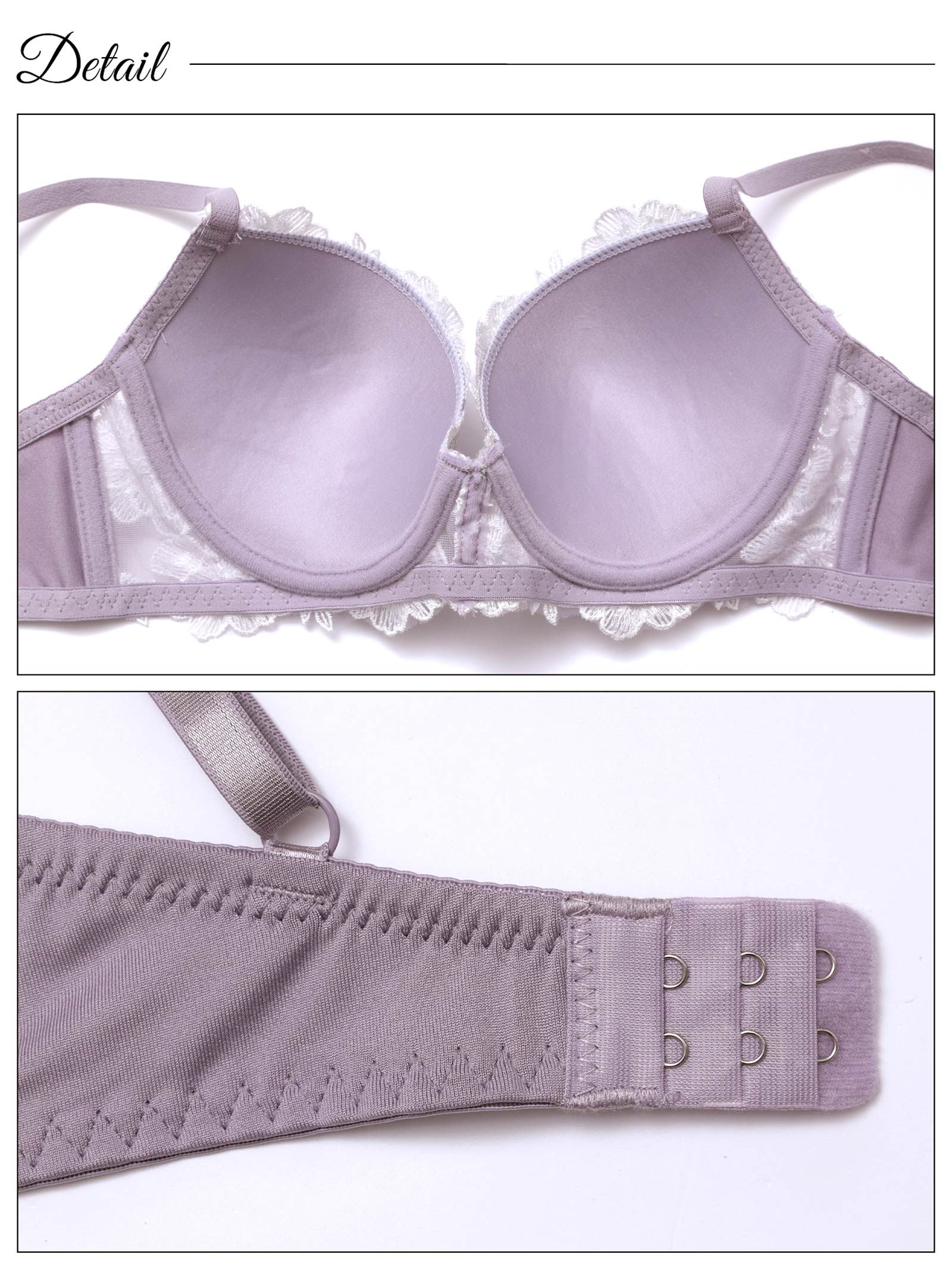 5/12新作!フローラルモーヴチュールブラジャー&フルバックショーツ