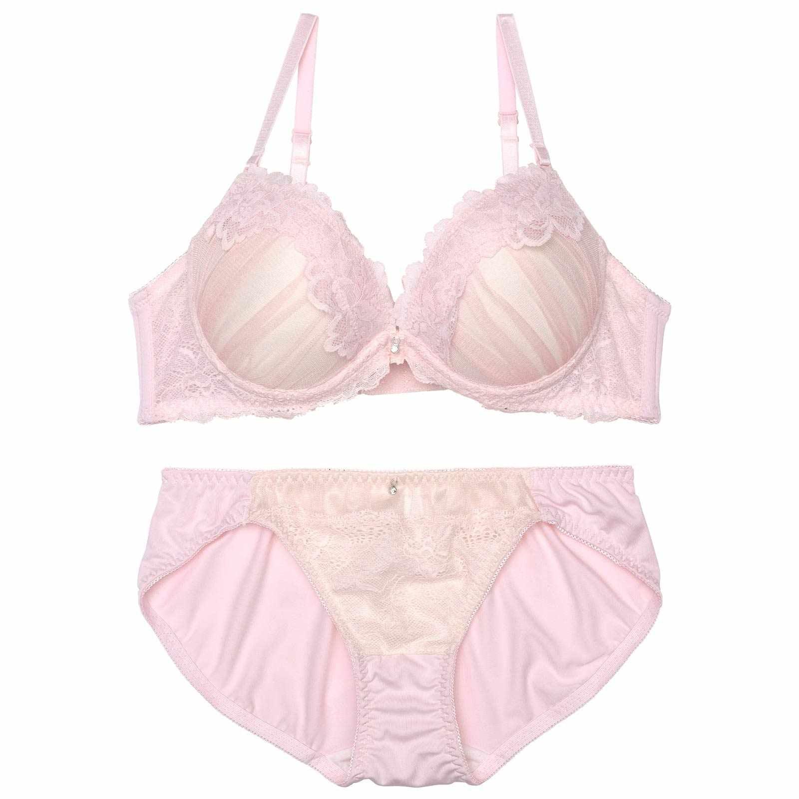 クラシカルギャザーチュールブラジャー&フルバックショーツ - 【公式】247Lingerie