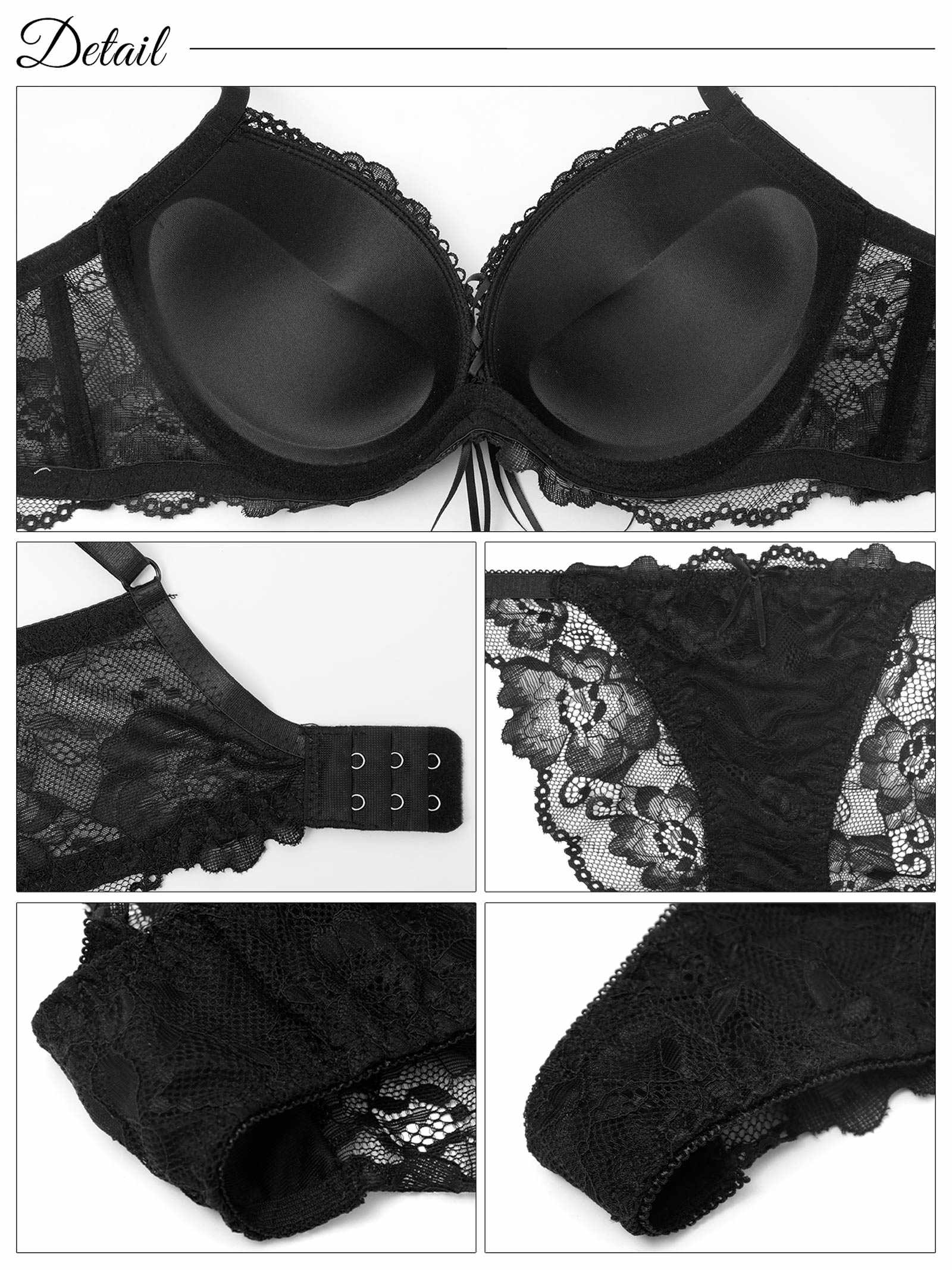 8/1新作!【かとゆり着用】【3点セット】エレガンスレースアップ育乳脇高ブラジャー&バック透けフルバック&Tバックショーツ