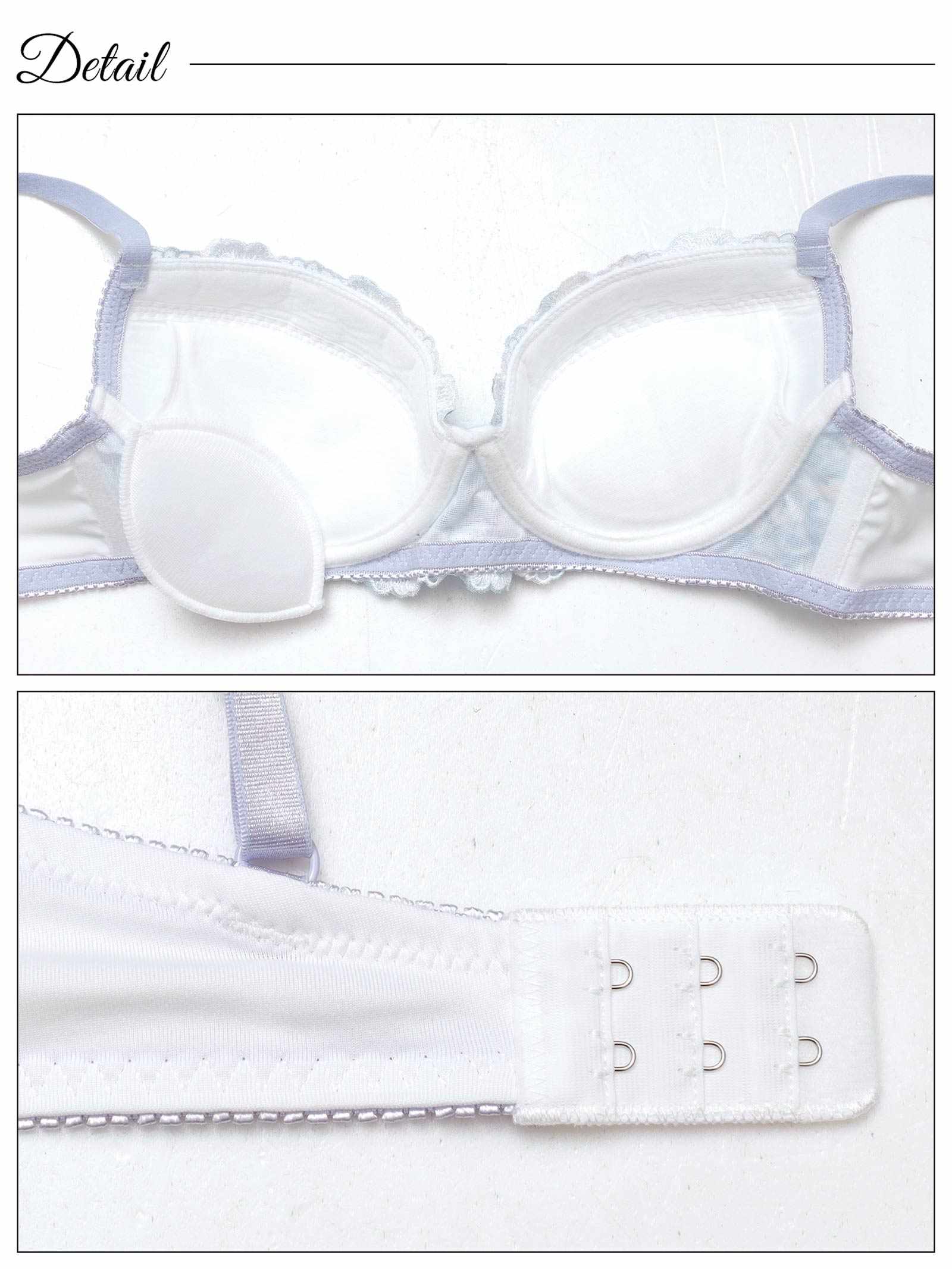 6/13新作!マーブルグラデーションフルールブラジャー&フルバックショーツ