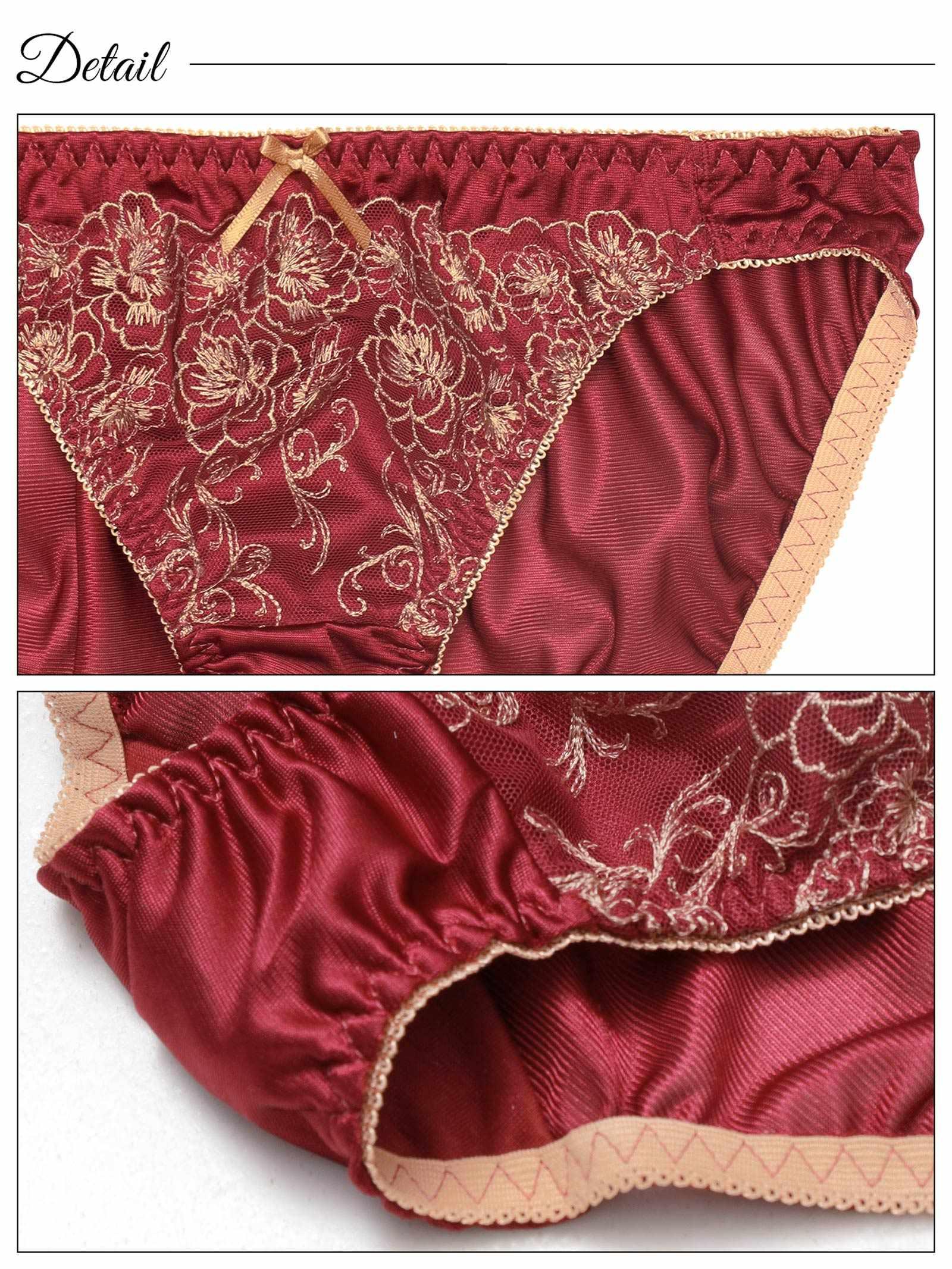 6/25新作!ロマンスレトロフラワーブラジャー&フルバックショーツ