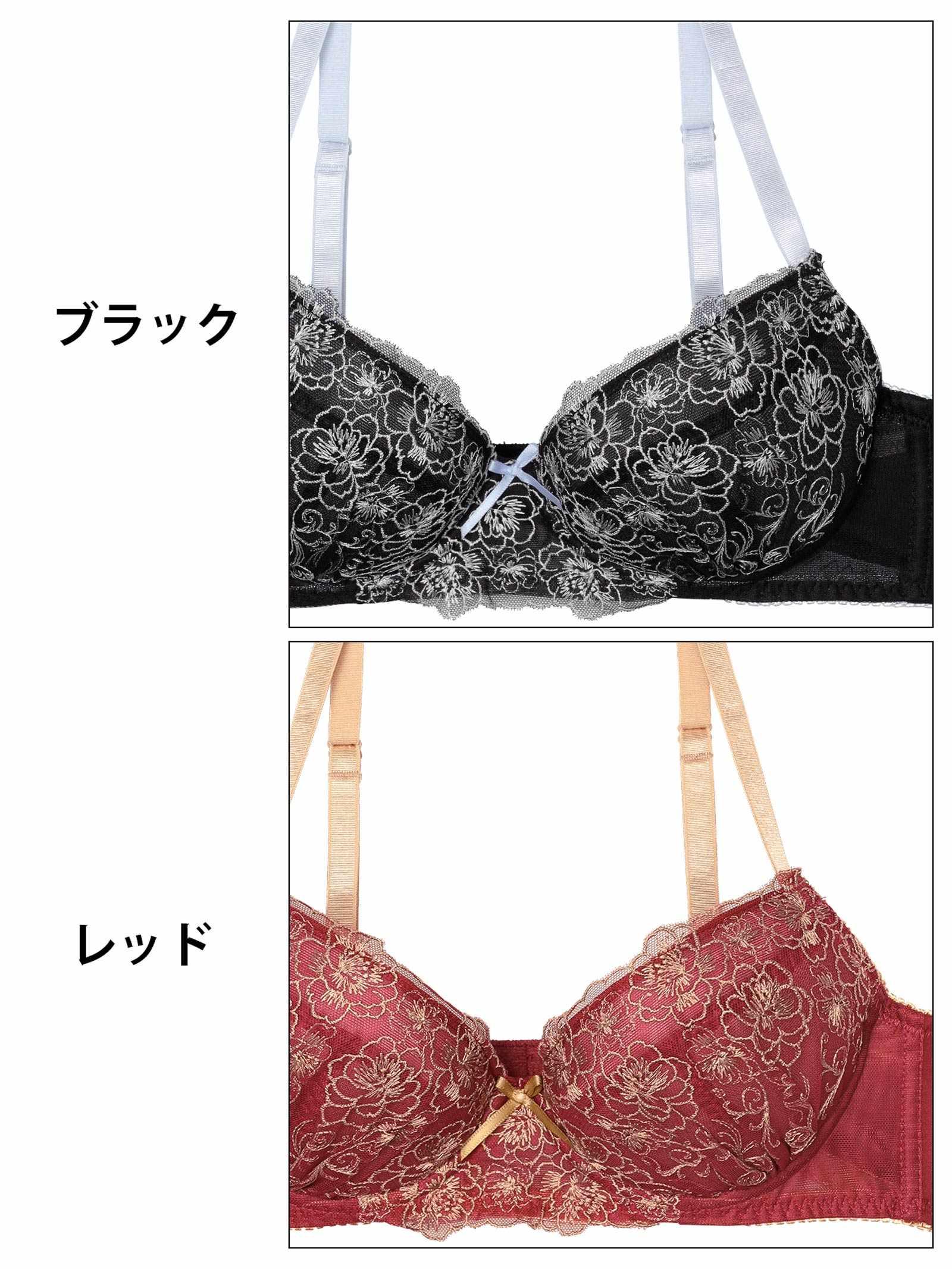 6/25新作!ロマンスレトロフラワーブラジャー&フルバックショーツ