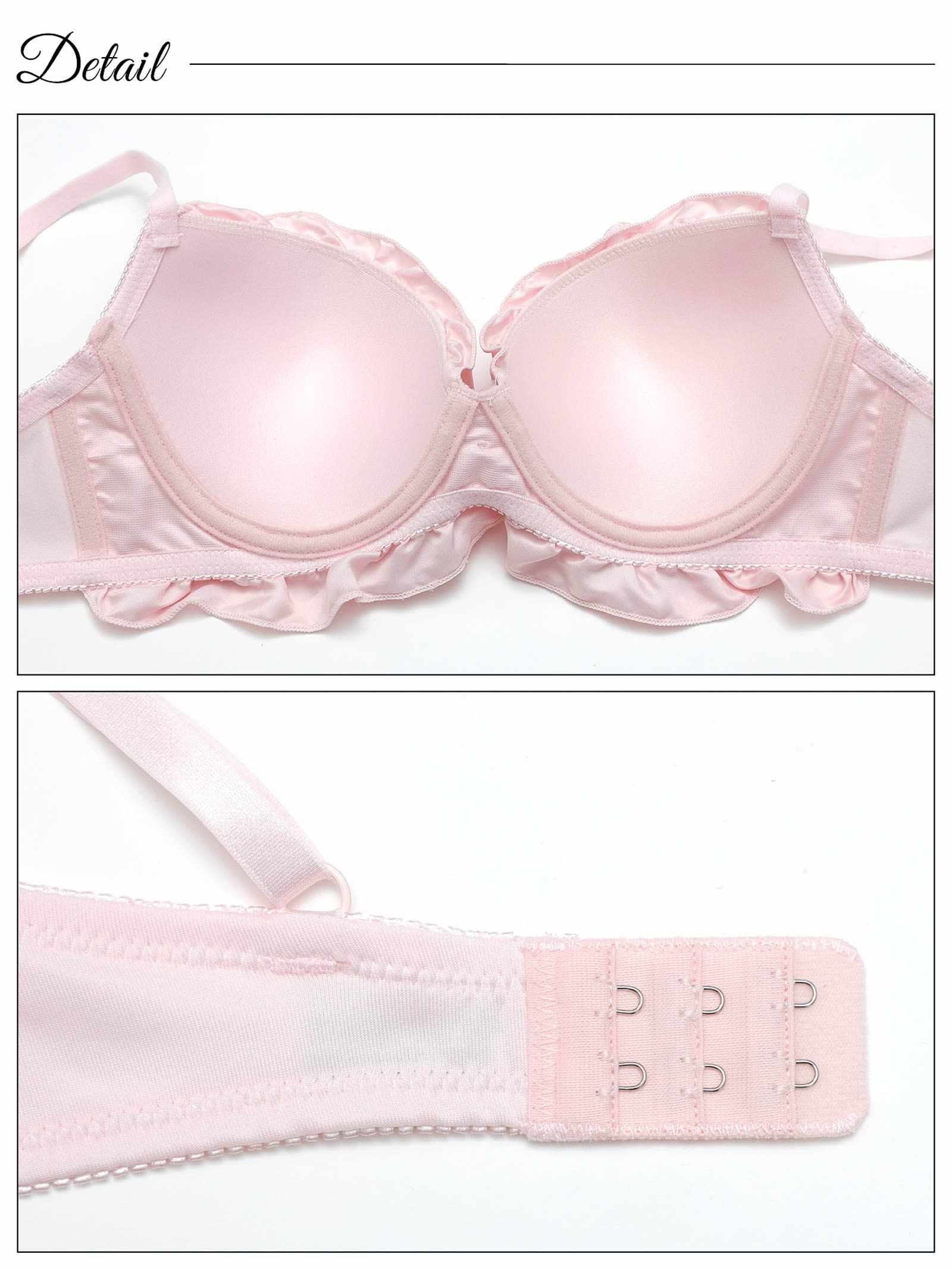 6/11新作!スウィートガーリーフリルブラジャー&フルバックショーツ