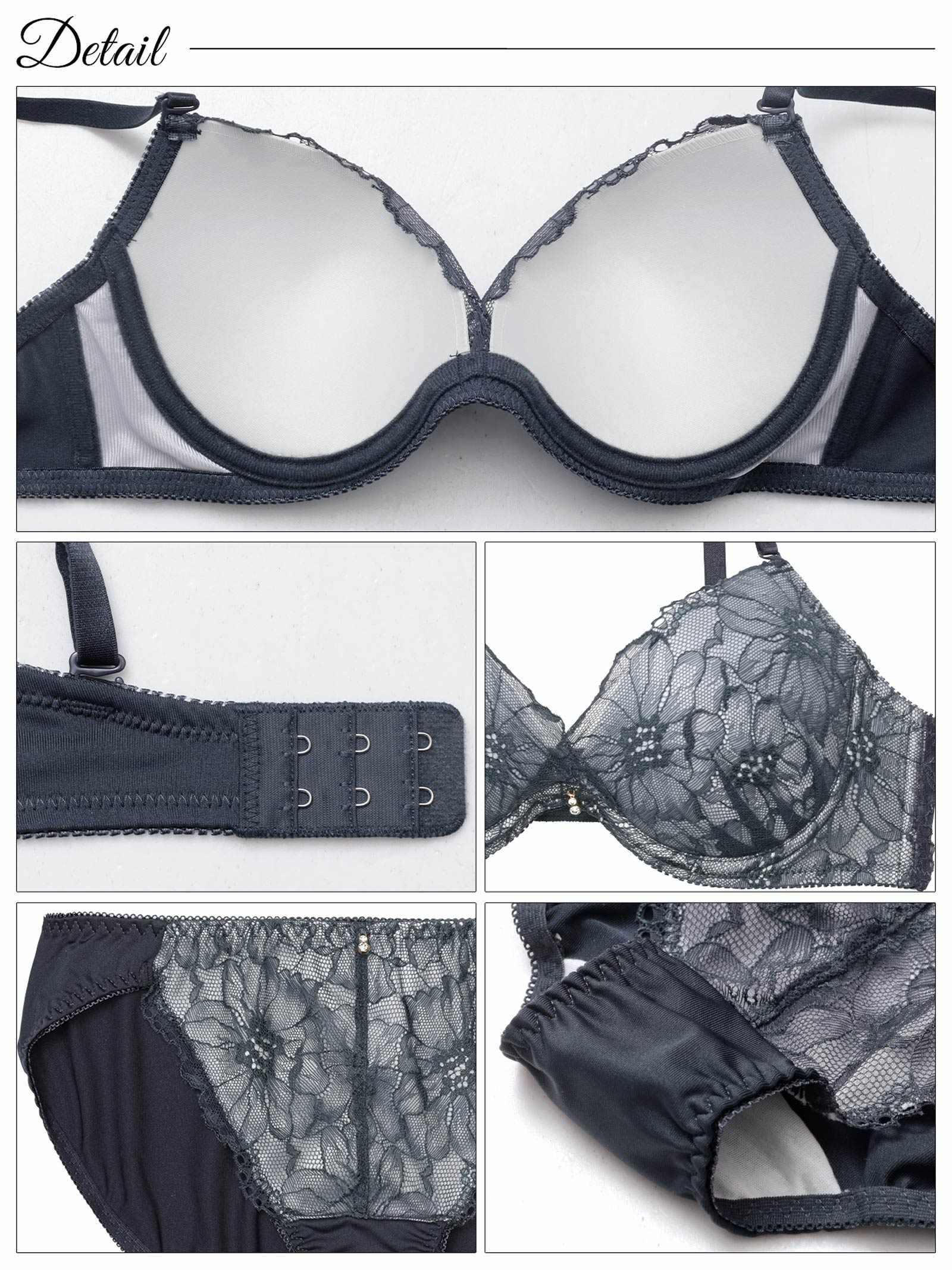 8/4新作!ブリリアントダスティカシュクールブラジャー&フルバックショーツ