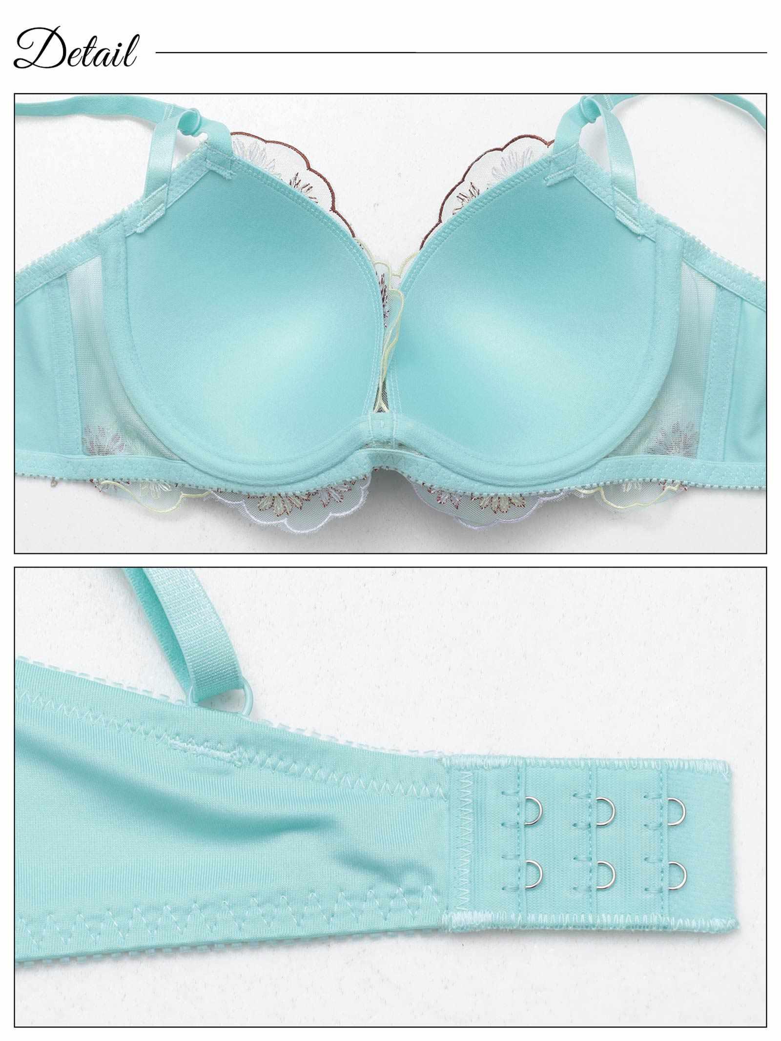 8/1新作!フェアリーピュアブルームブラジャー&フルバックショーツ