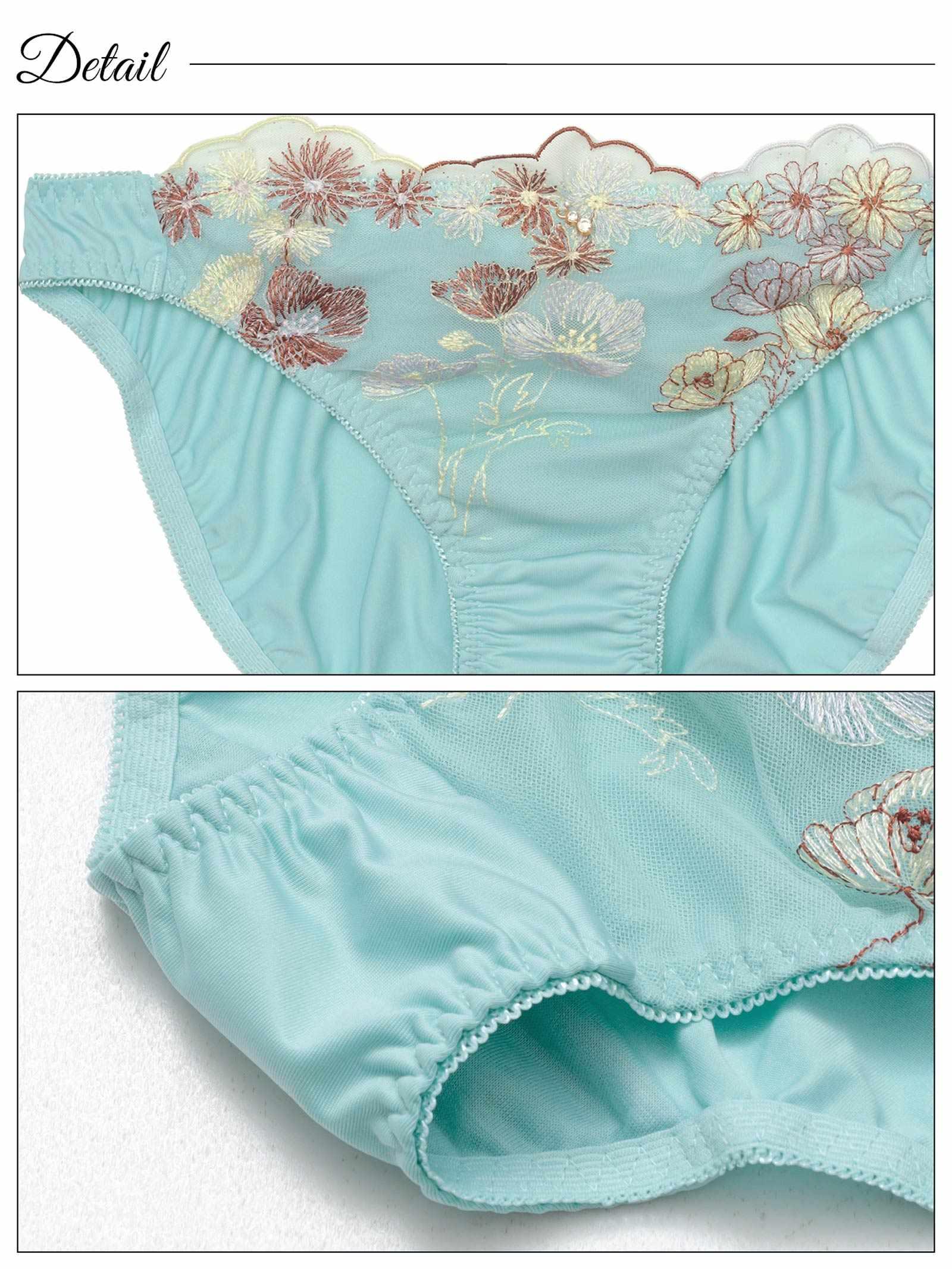 8/1新作!フェアリーピュアブルームブラジャー&フルバックショーツ