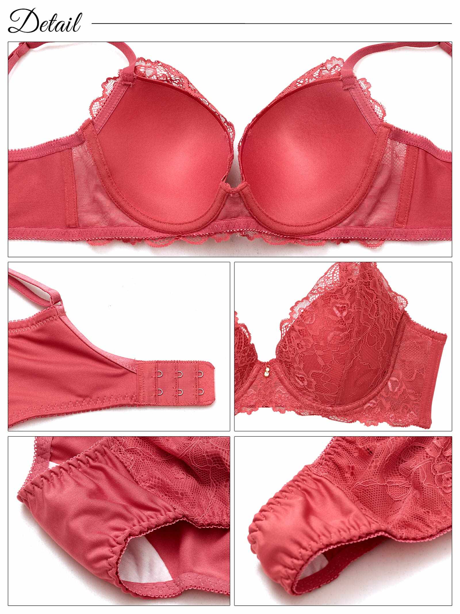 7/9新作!【3点セット】トワイライトレース育乳脇高ブラジャー&フルバック&Tバックショーツ