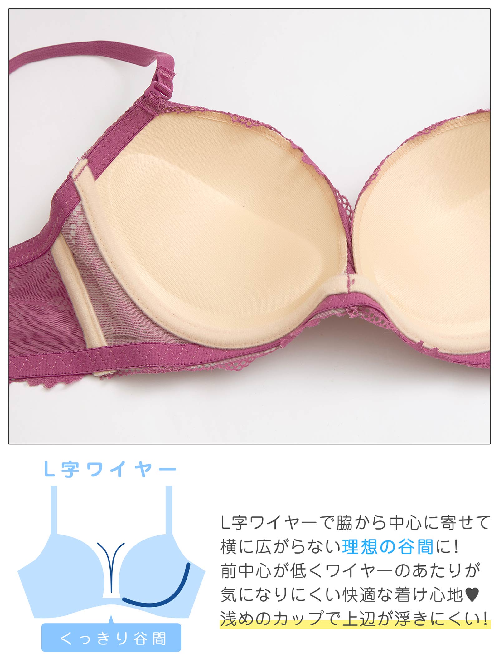 【3点セット】カシュクールヌーディーレース育乳脇高ブラジャー&バック透けフルバック&Tバックショーツ