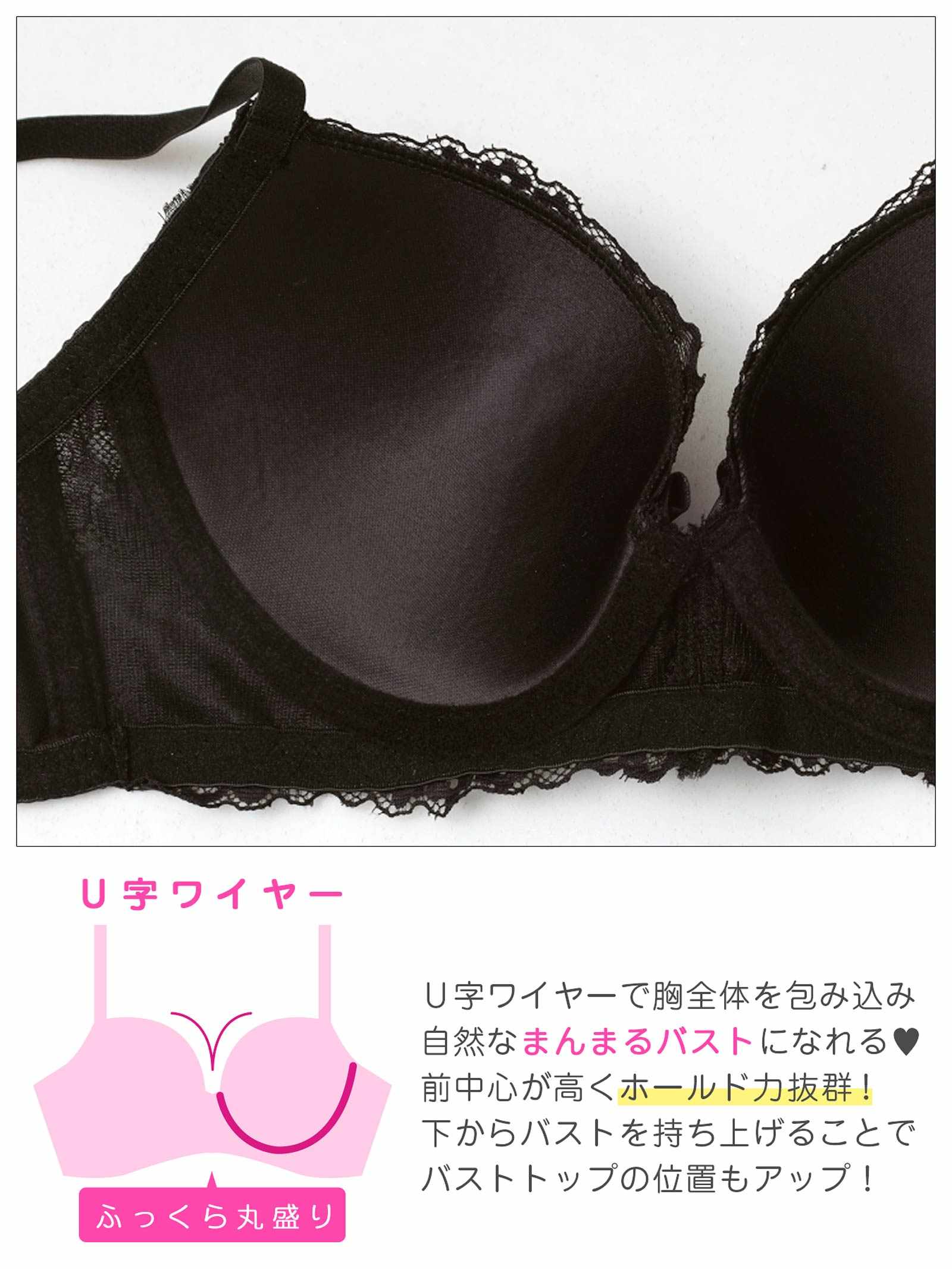 12/29新作!【GHIサイズ】レーシィストライプシフォンブラジャー&フルバックショーツ