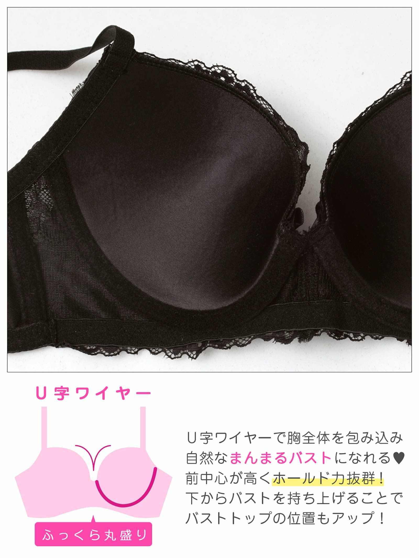 12/29新作!【GHIサイズ】レーシィストライプシフォンブラジャー&フルバックショーツ