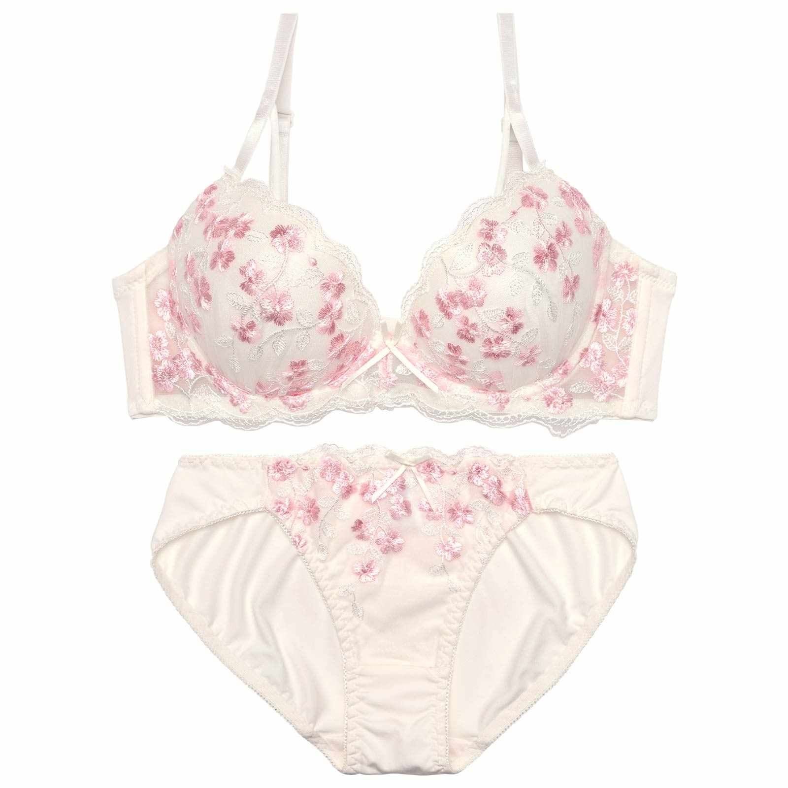 2/23新作!イノセントブルームブラジャー&フルバックショーツ