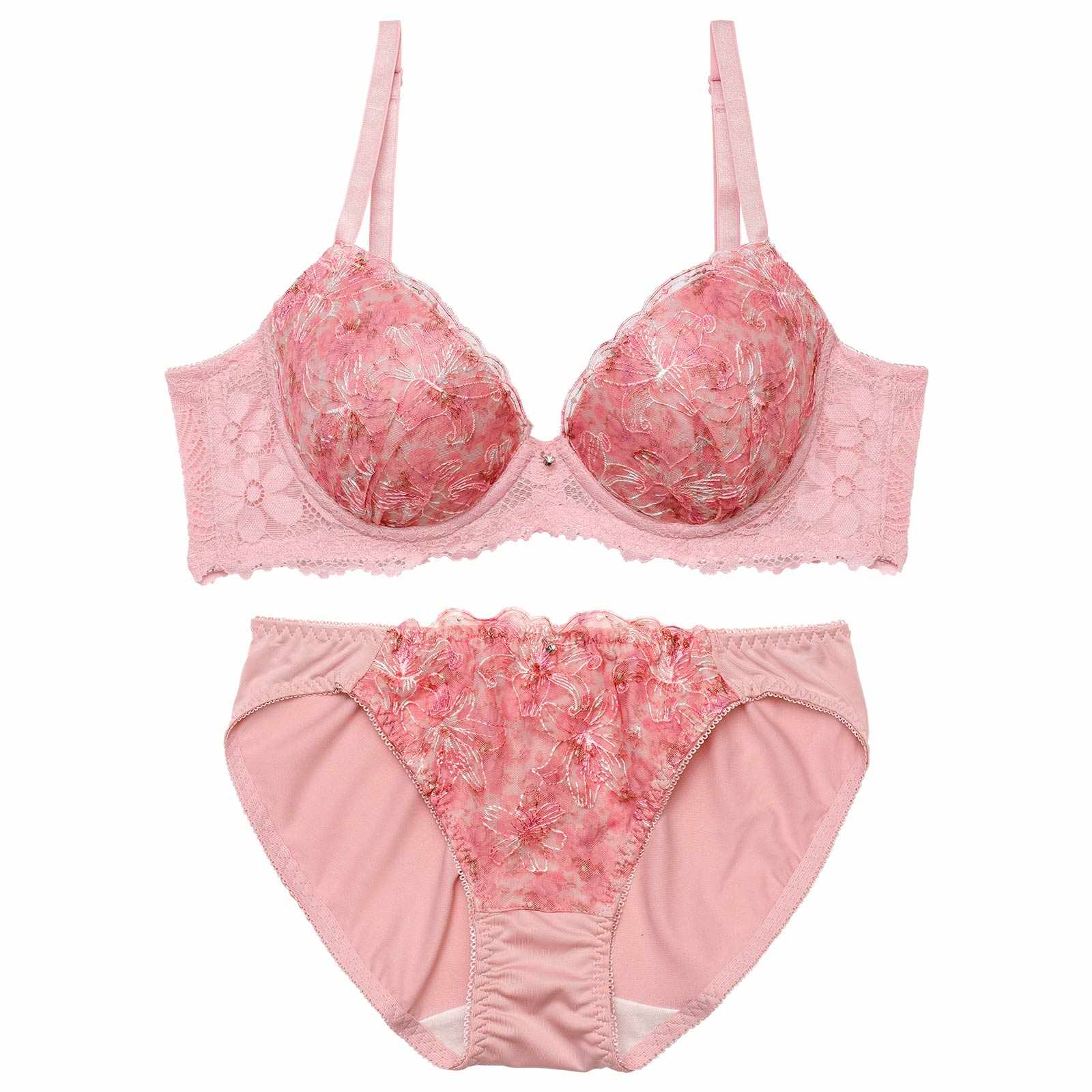 11/20再販!ドリーミーブロッサム育乳脇高ブラジャー&フルバックショーツ