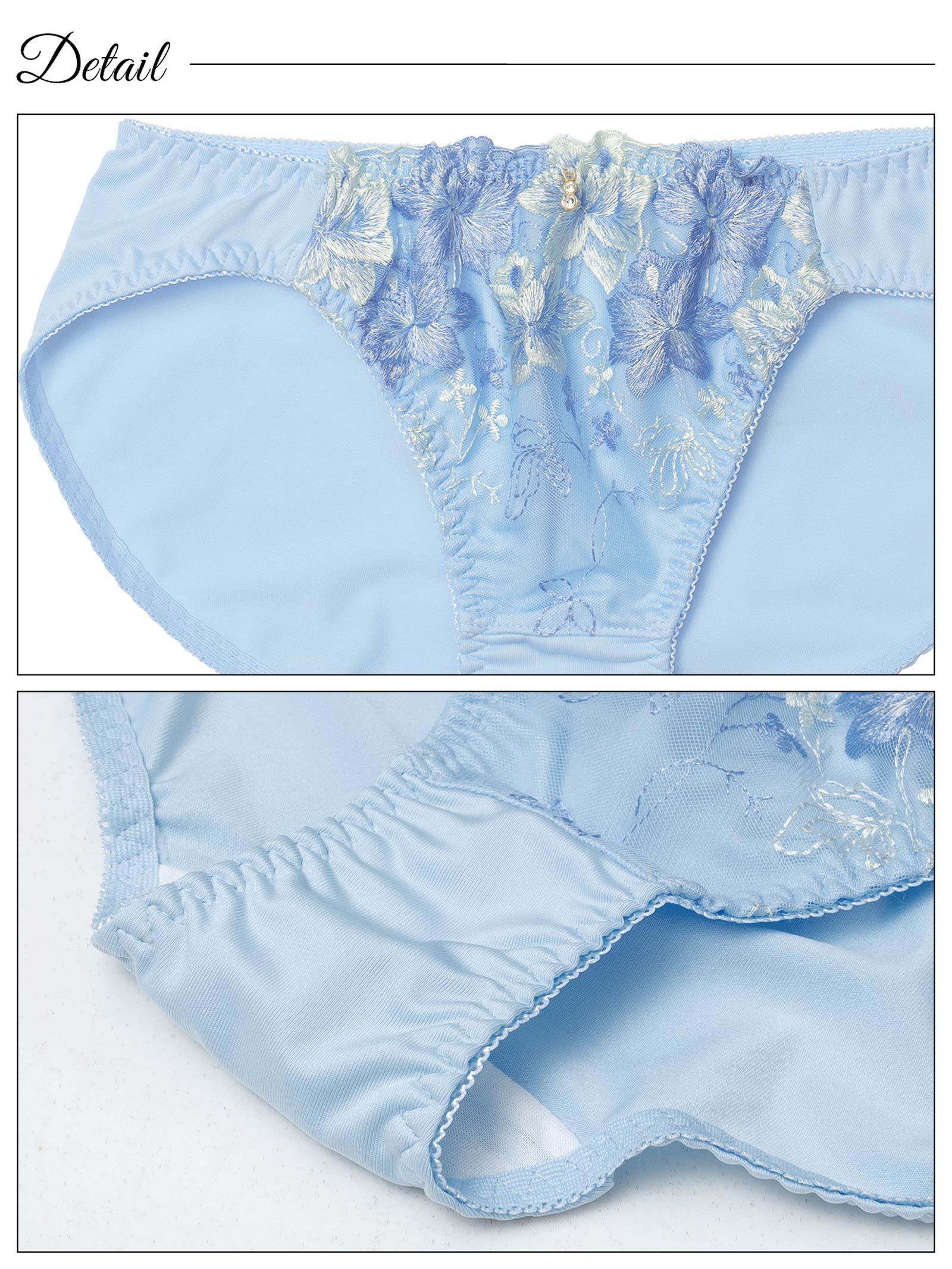 10/20新作!フェアリーフルールガーデン育乳脇高ブラジャー&フルバックショーツ