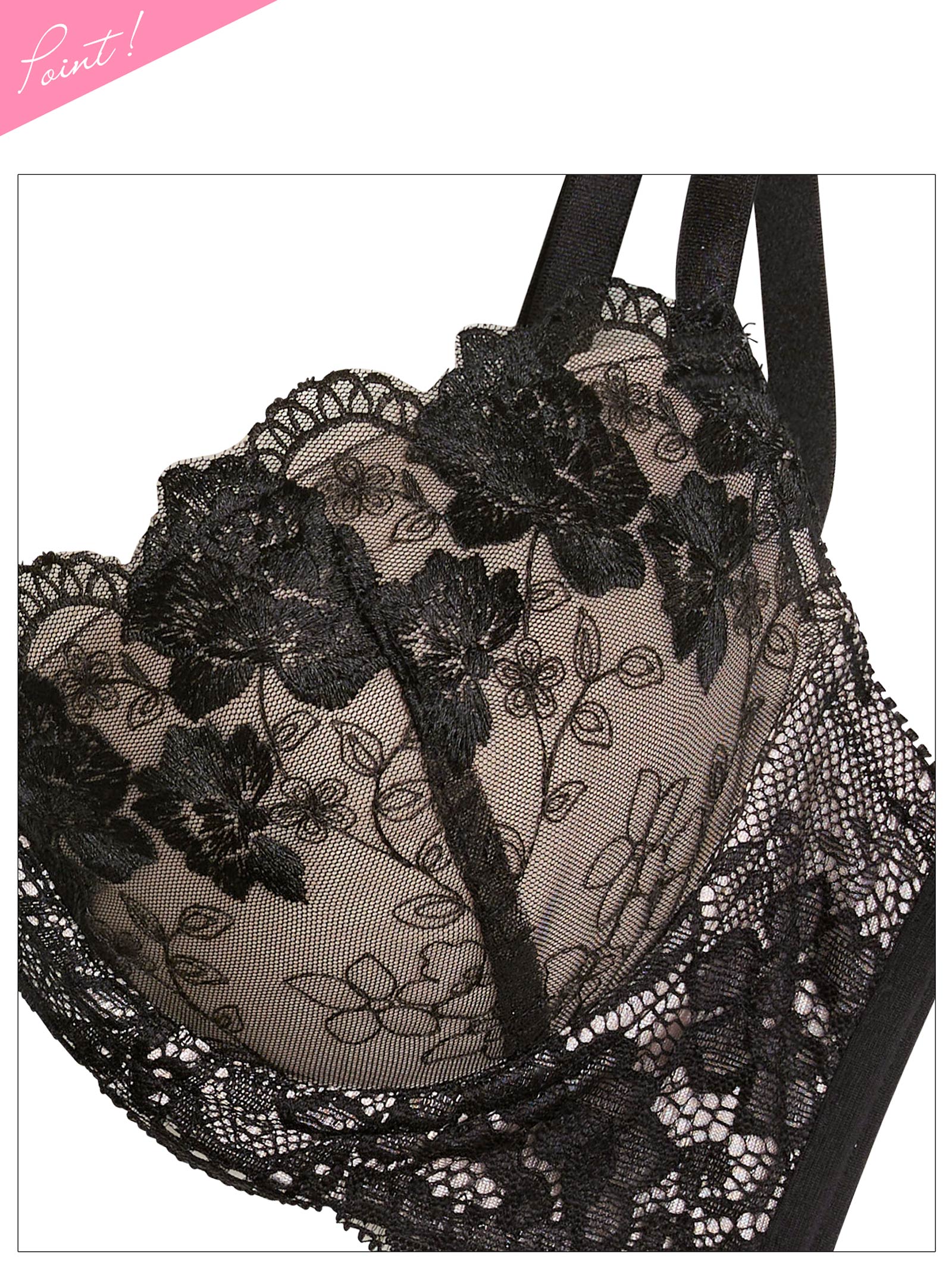 1/7新作!【3点セット】【GHIサイズ】ブルーミングヌーディシアー育乳脇高ブラジャー&フルバック&Tバックショーツ