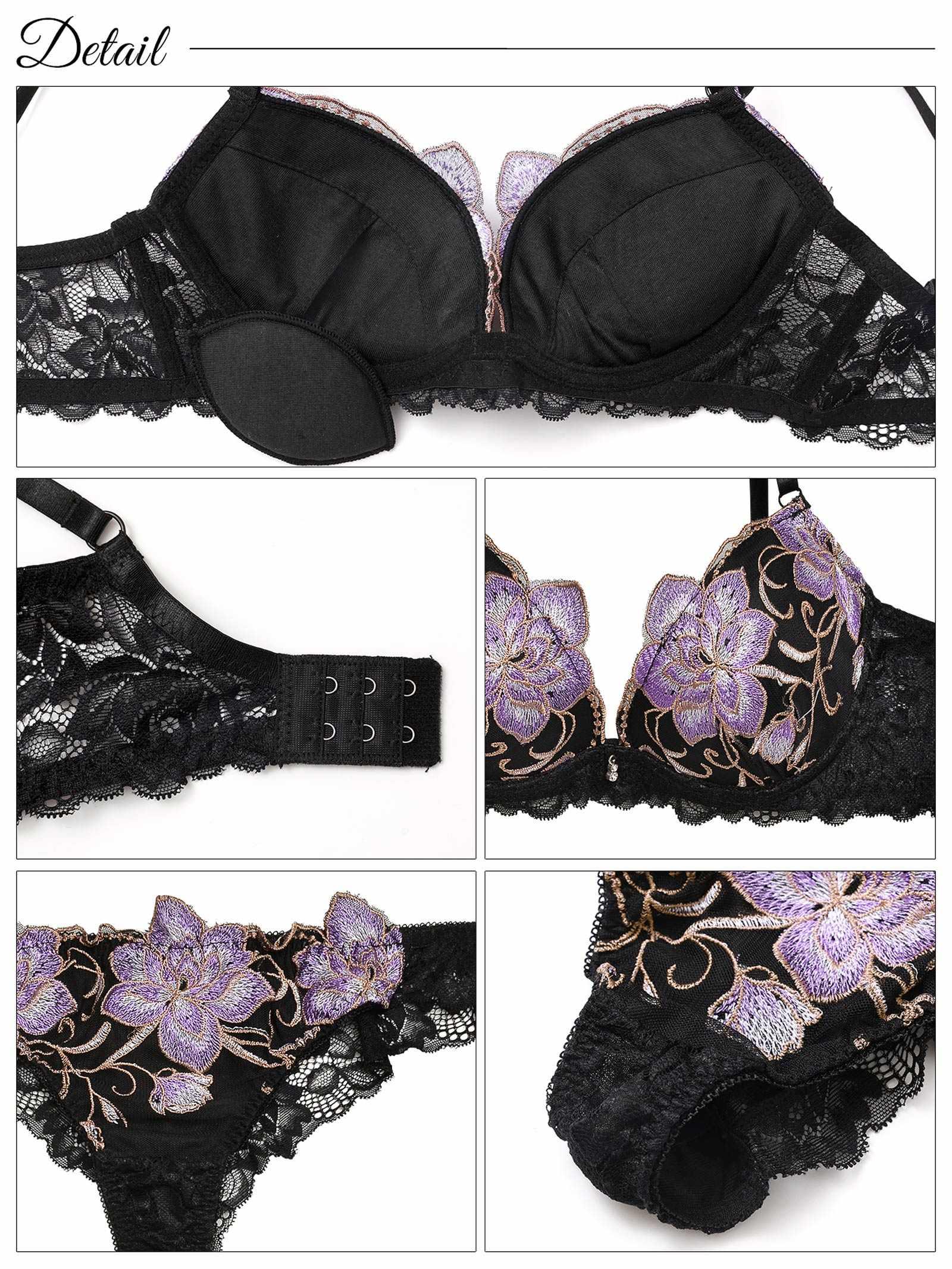 2/17再販!クラシックグロウピオニー育乳脇高ブラジャー&バック透けTバックショーツ - 【公式】247Lingerie