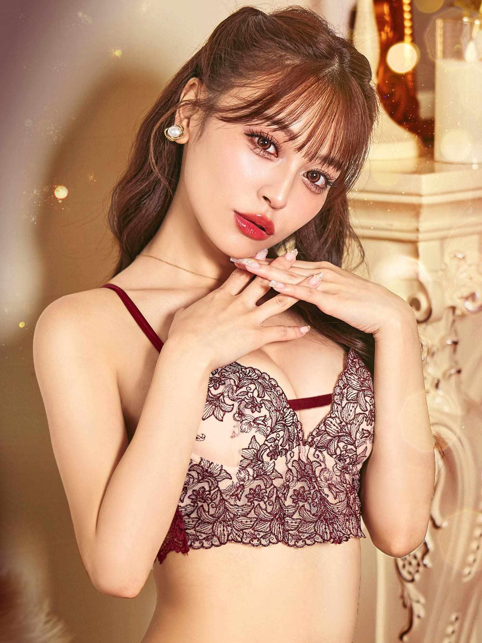 リュクスリリービスチェブラジャー&バック透けフルバックショーツ - 【公式】247Lingerie