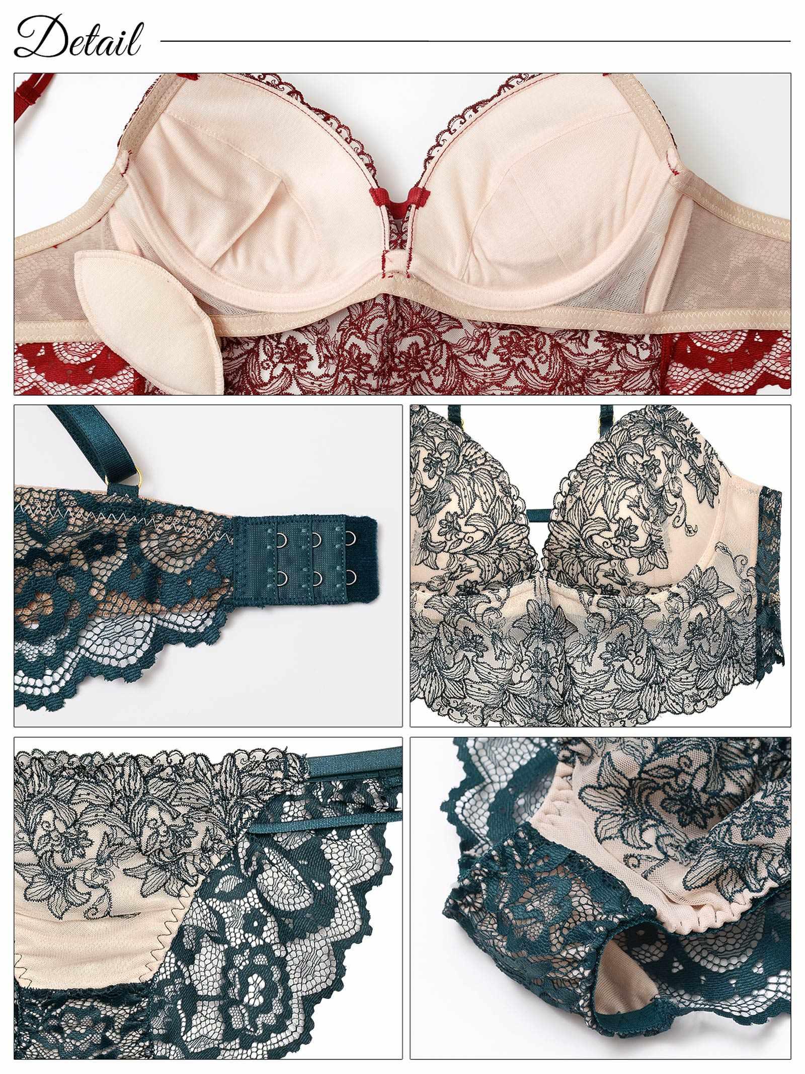 リュクスリリービスチェブラジャー&バック透けフルバックショーツ - 【公式】247Lingerie