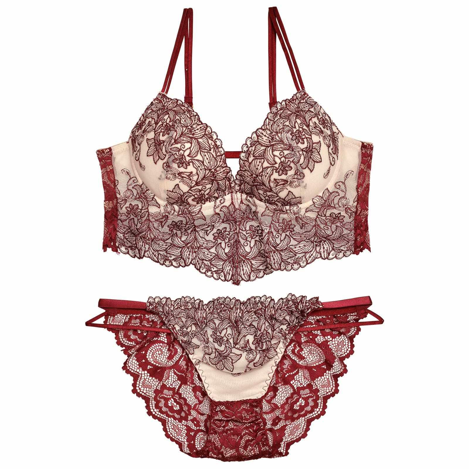 リュクスリリービスチェブラジャー&バック透けフルバックショーツ - 【公式】247Lingerie