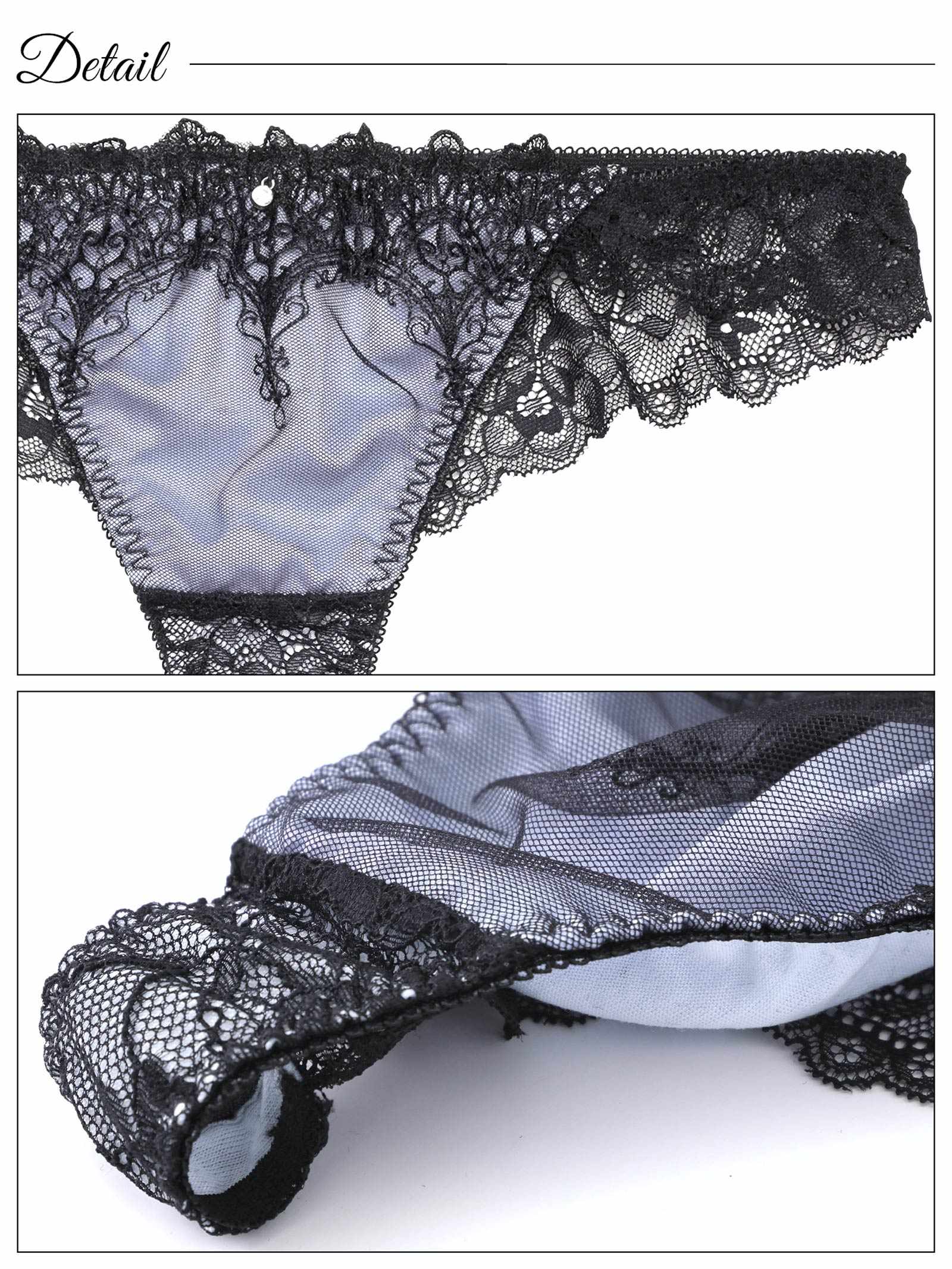 3/3新作!ロマネスクケミカルアーチブラジャー&バック透けTバックショーツ