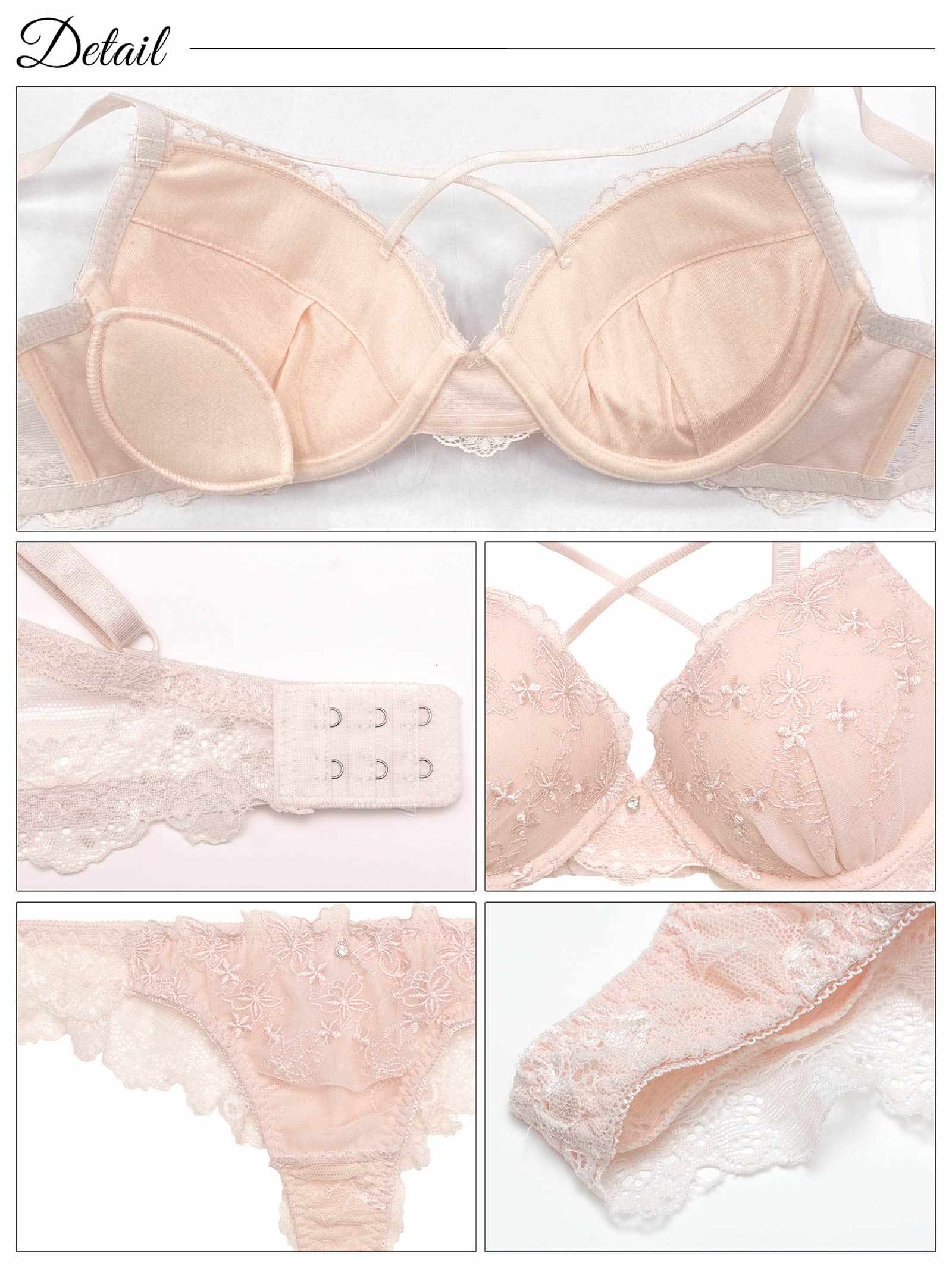 6/20新作!メルティパピヨンコードブラジャー&バック透けTバックショーツ