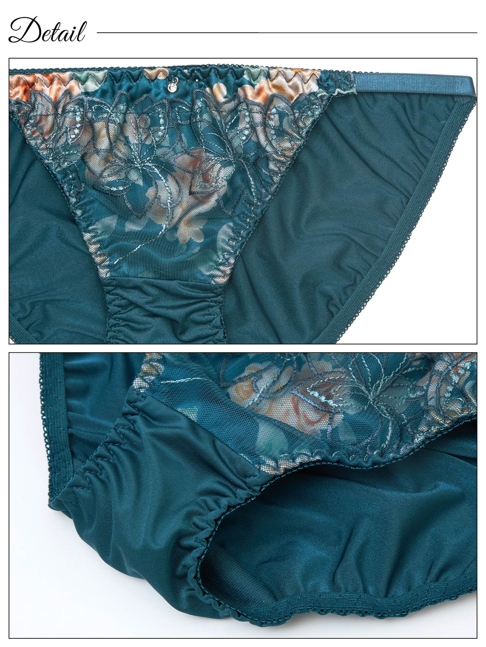 6/18新作!トワイライトブルームローズブラジャー&フルバックショーツ