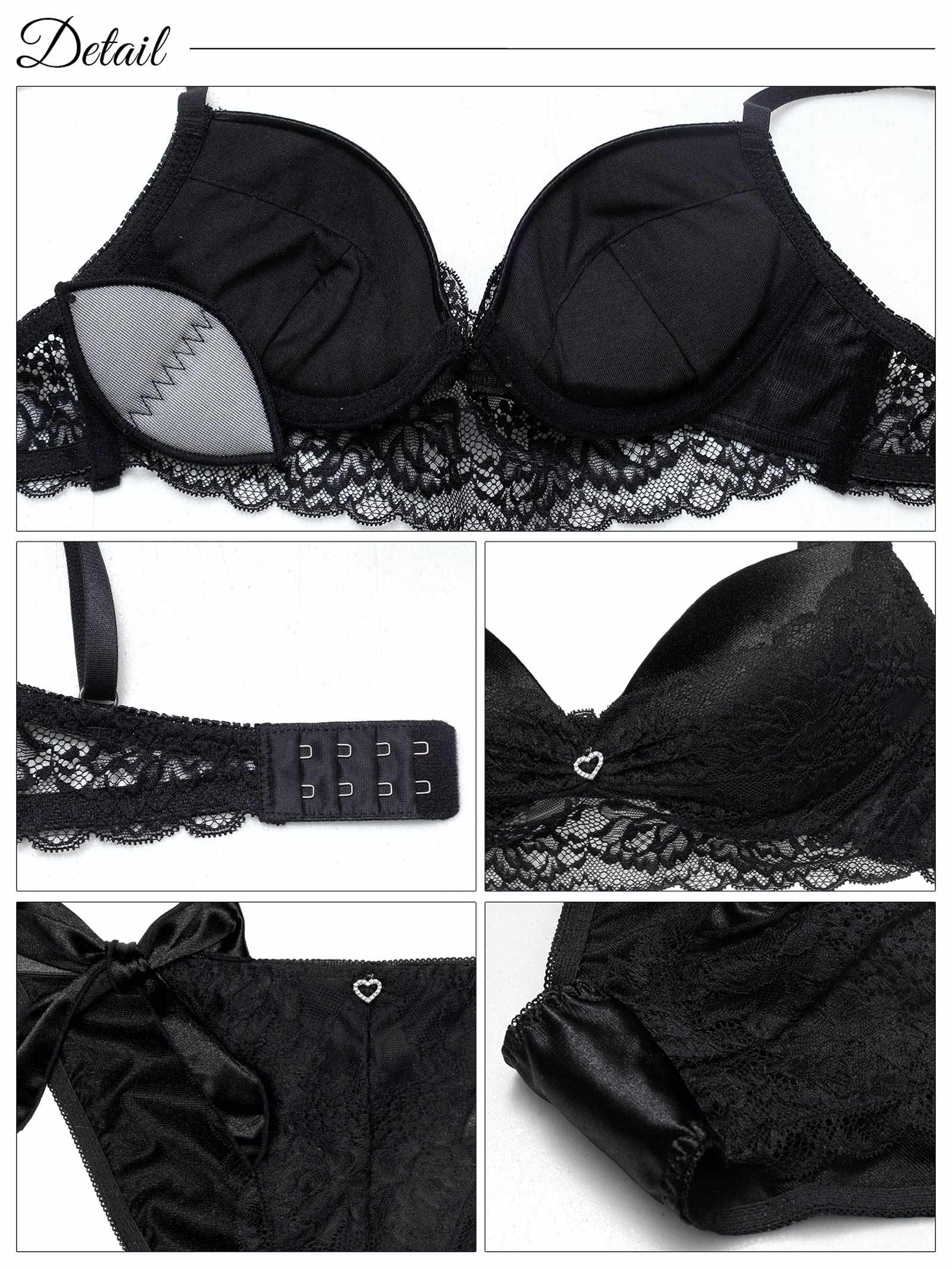 7/2新作!ジュエルハートレーシィブラジャー&フルバックショーツ