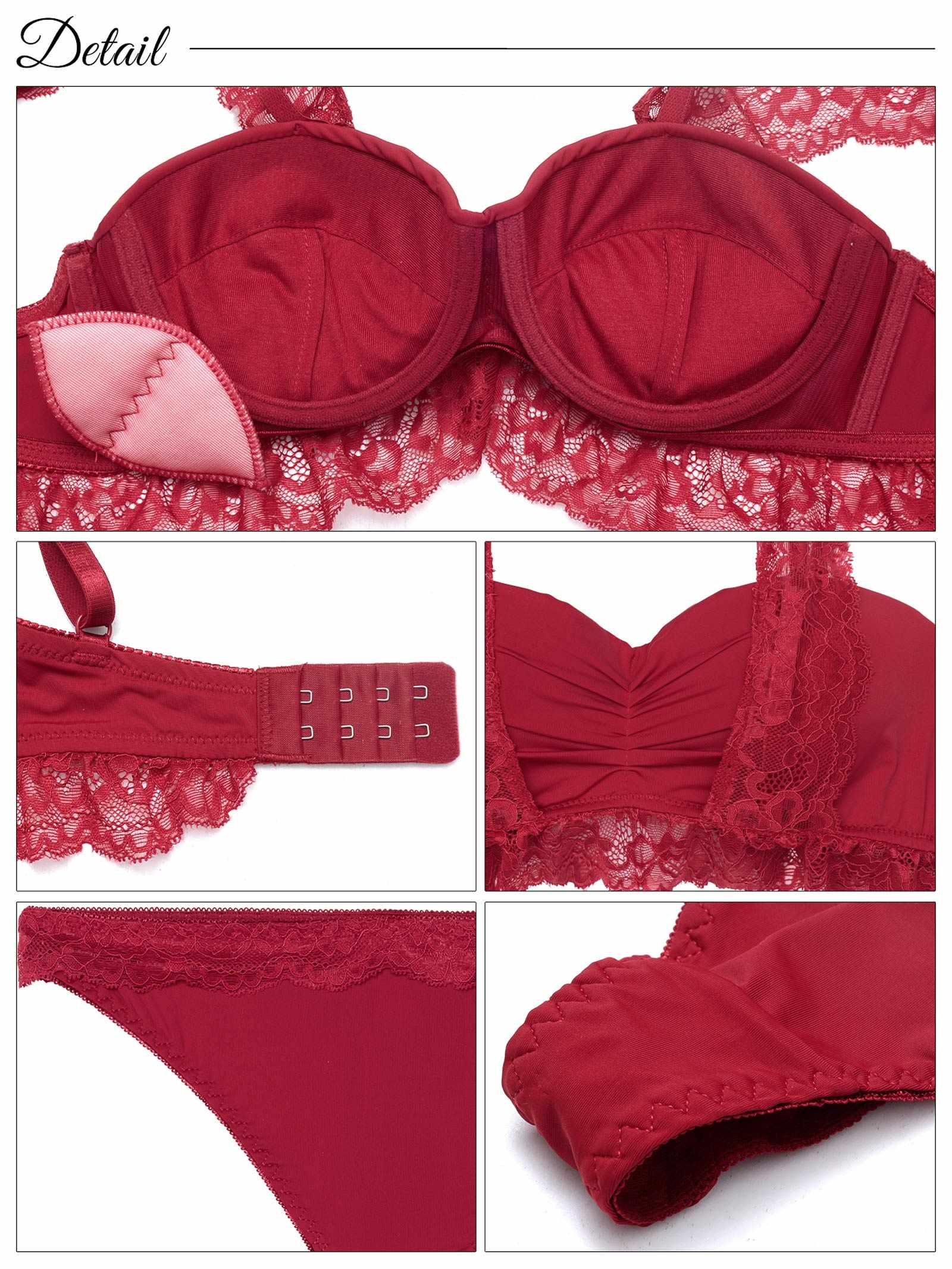 7/9新作!フリルレーシィギャザーギャザーブラジャー&Tバックショーツ