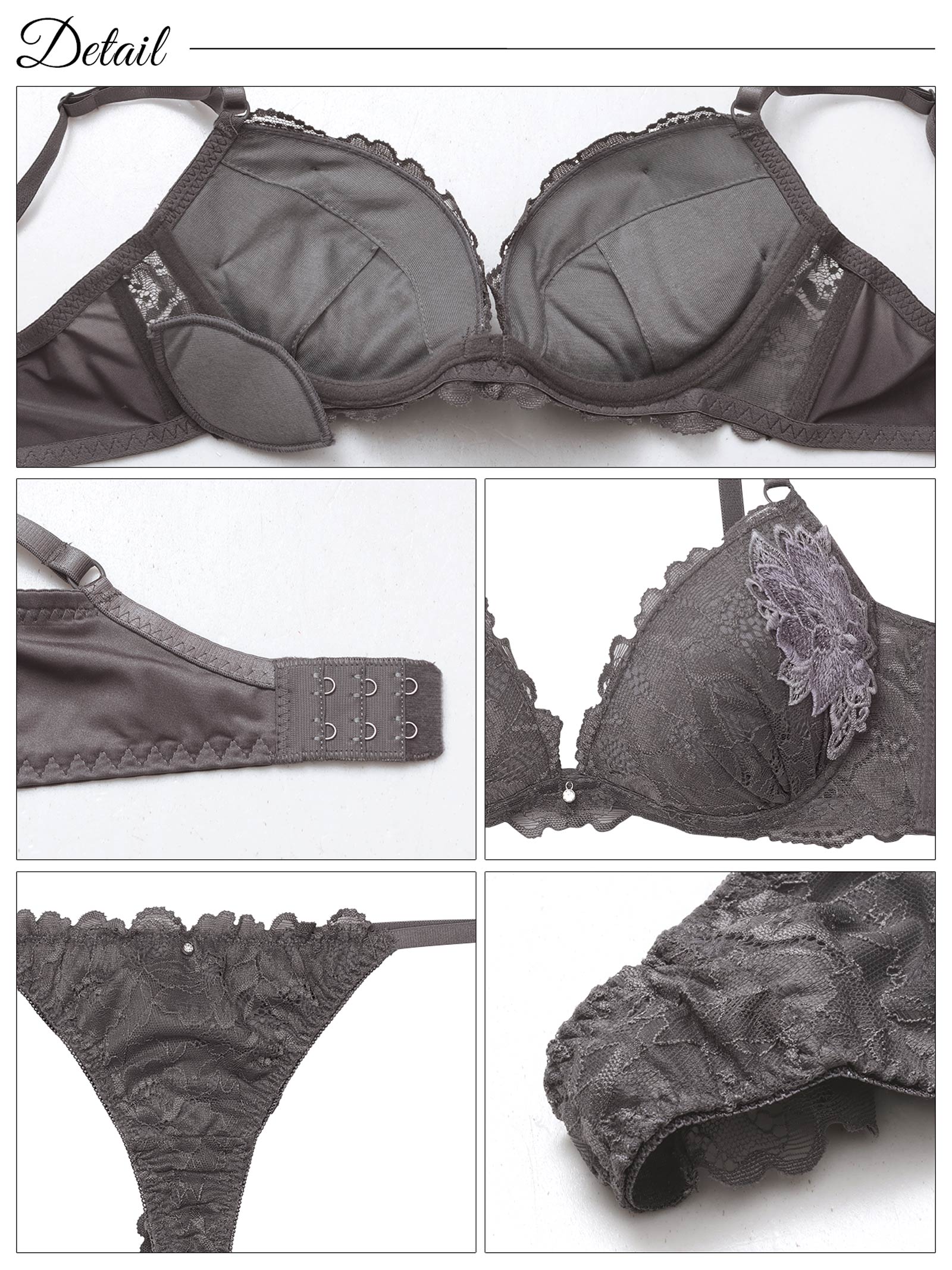 8/29新作!ミスティックレーシィピオニー育乳脇高ブラジャー&バック透けTバックショーツ