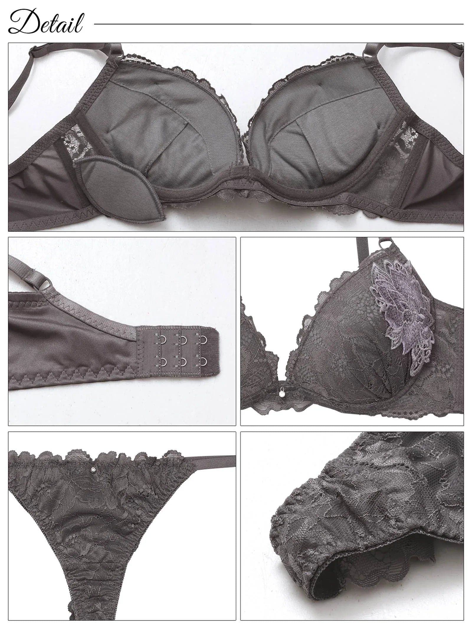 8/29新作!ミスティックレーシィピオニー育乳脇高ブラジャー&バック透けTバックショーツ