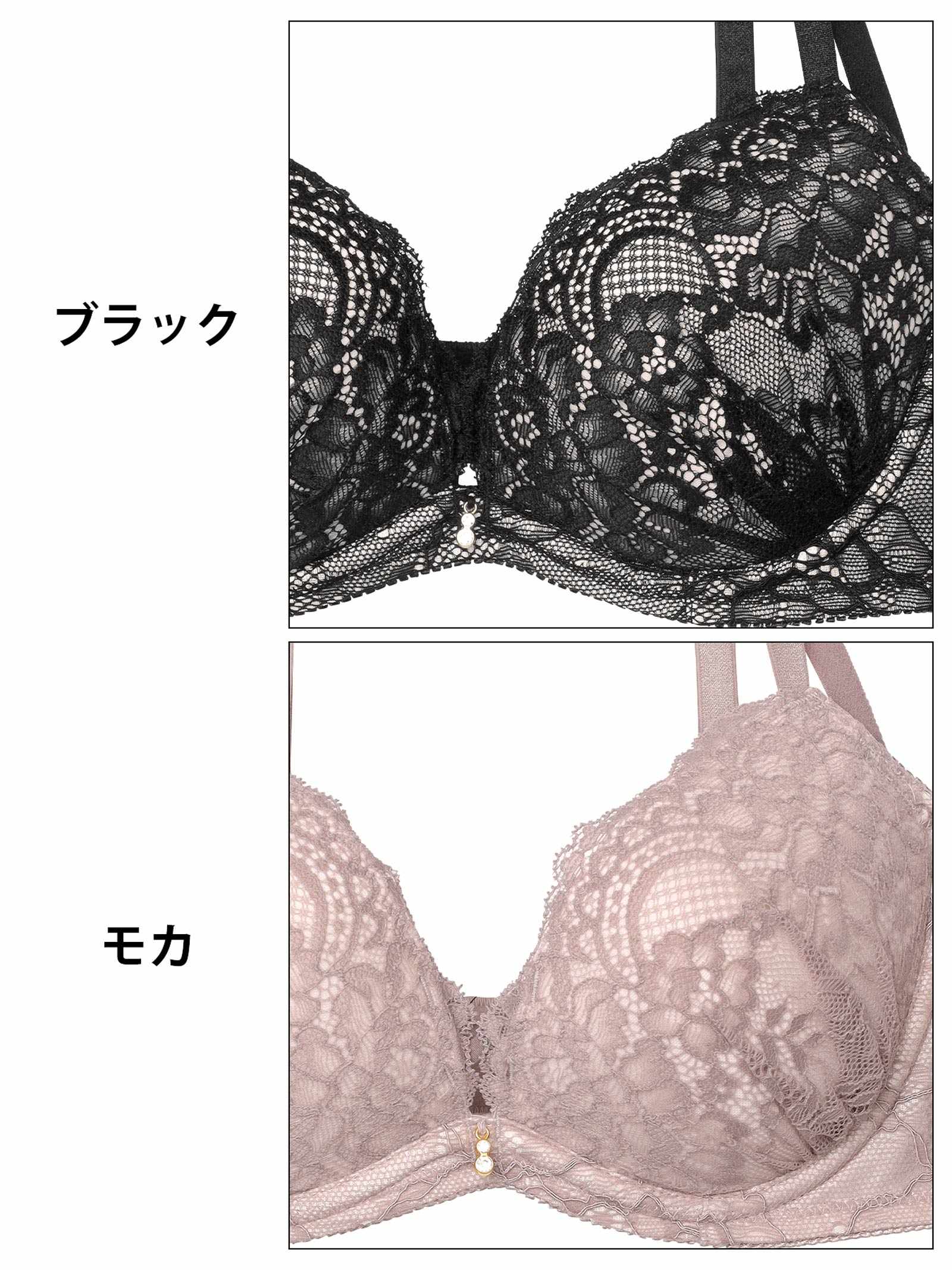 5/14新作!マリアージュコードレースブラジャー&バック透けフルバックショーツ