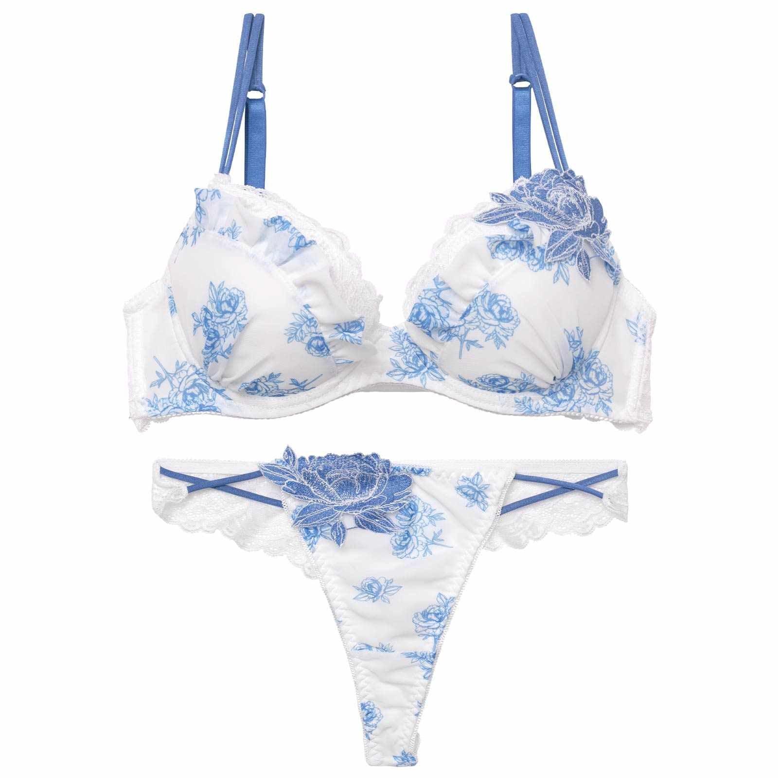 【三上悠亜着用】トワルドジュイブルームブラジャー&バック透けTバックショーツ