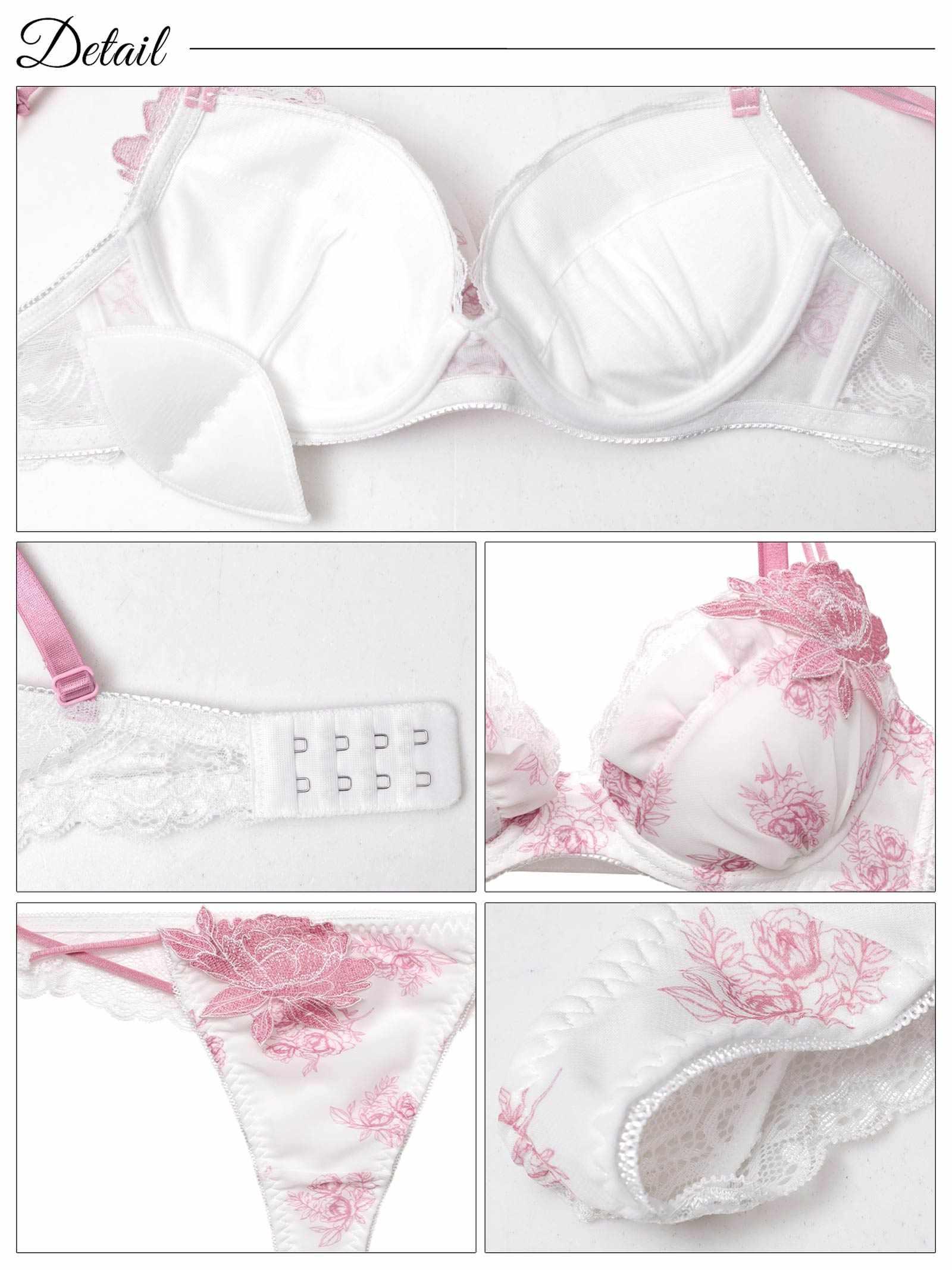 9/10新作!【三上悠亜着用】トワルドジュイブルームブラジャー&バック透けTバックショーツ