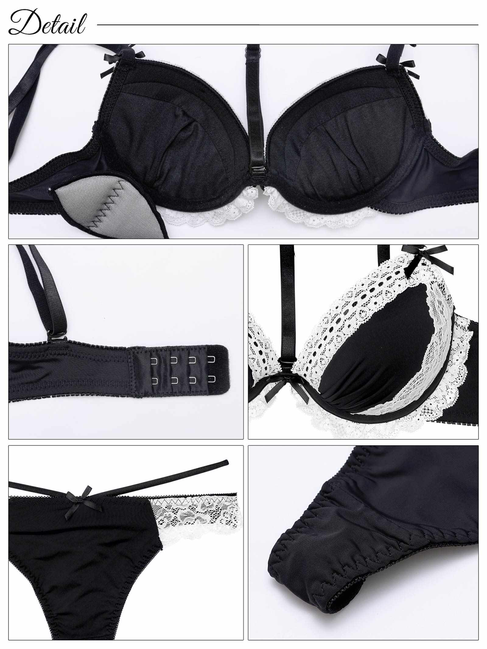 9/19新作!ゴシックレースチョーカーブラジャー&Tバックショーツ
