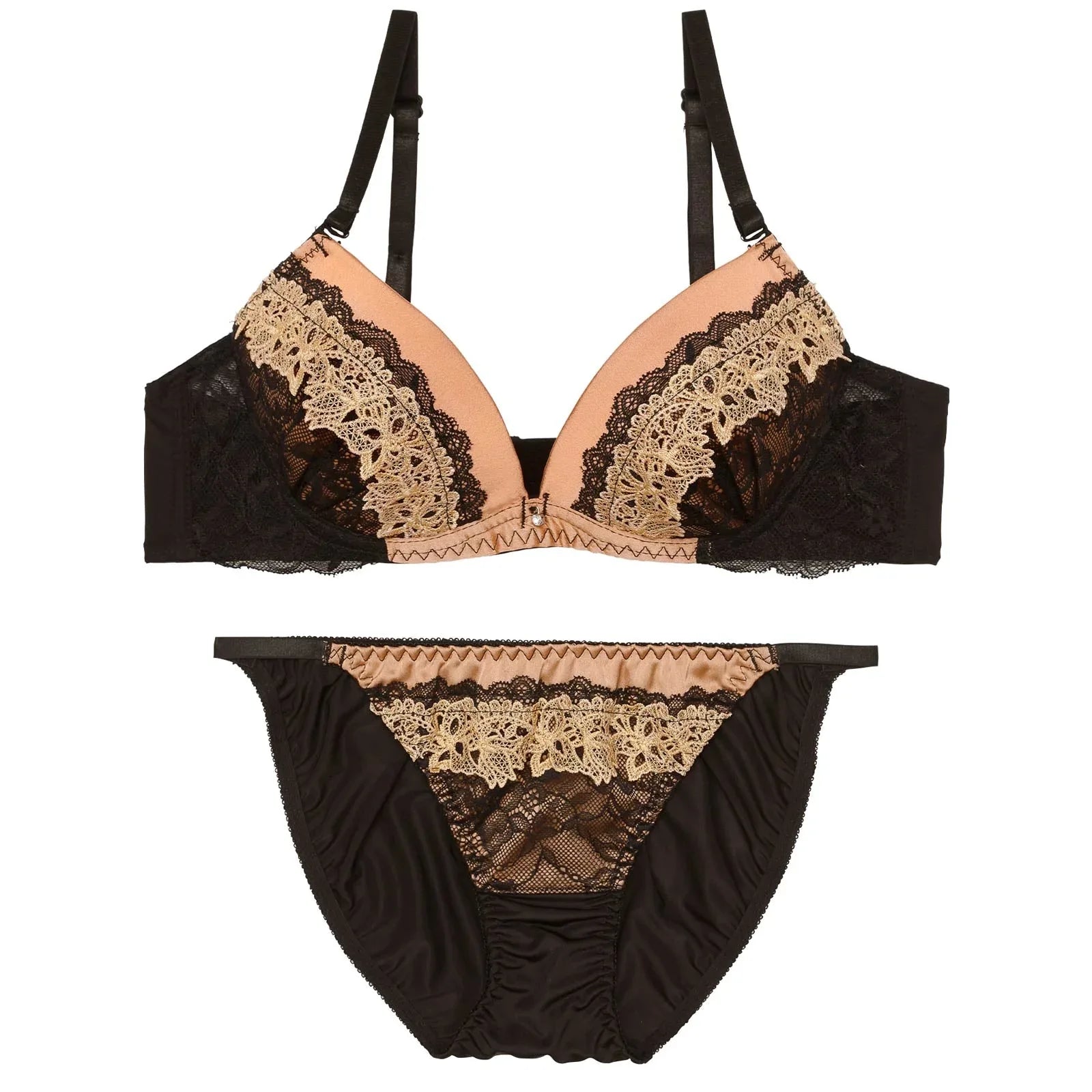 2/4新作!ミスティックケミカルレースブラジャー&フルバックショーツ