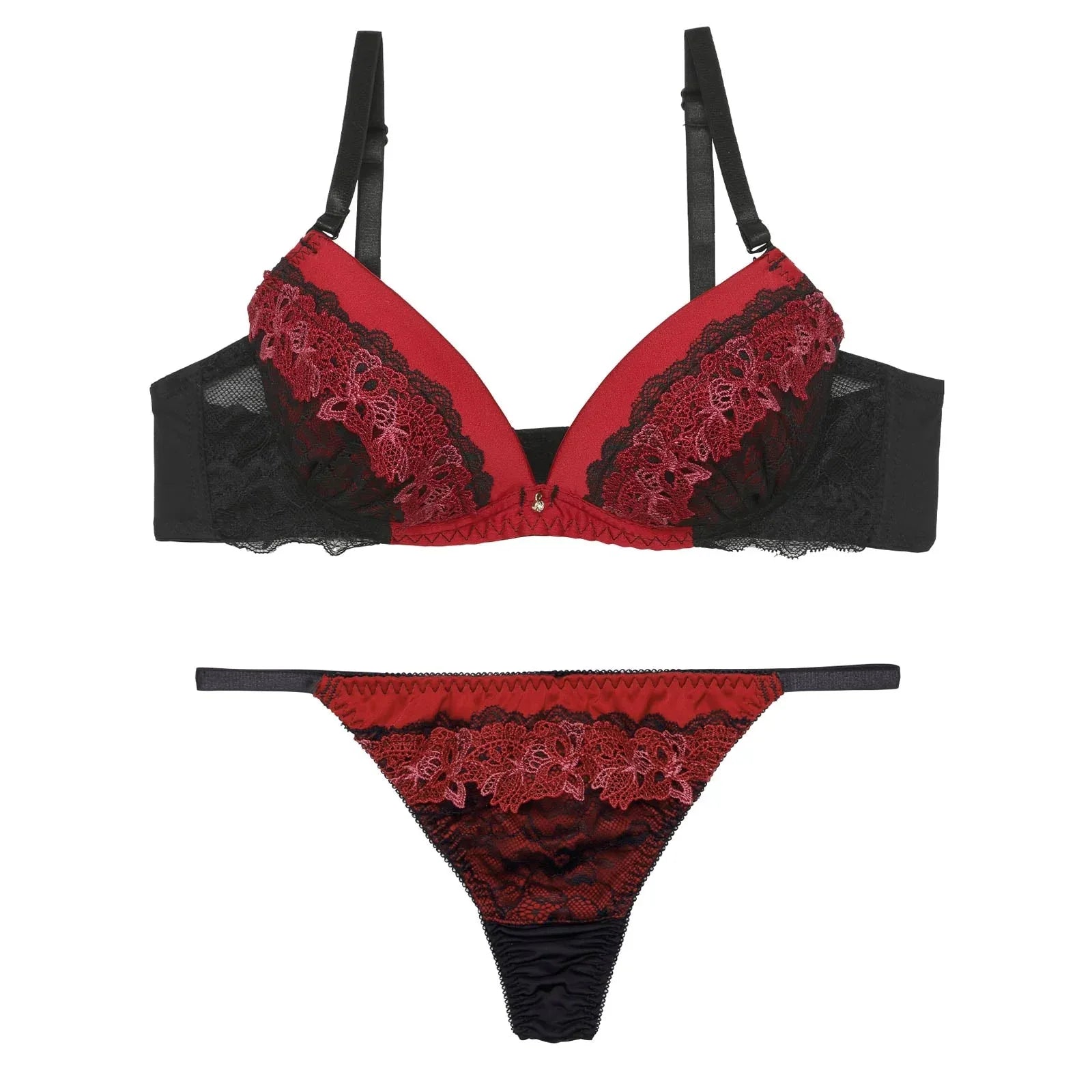 2/4新作!ミスティックケミカルレースブラジャー&Tバックショーツ