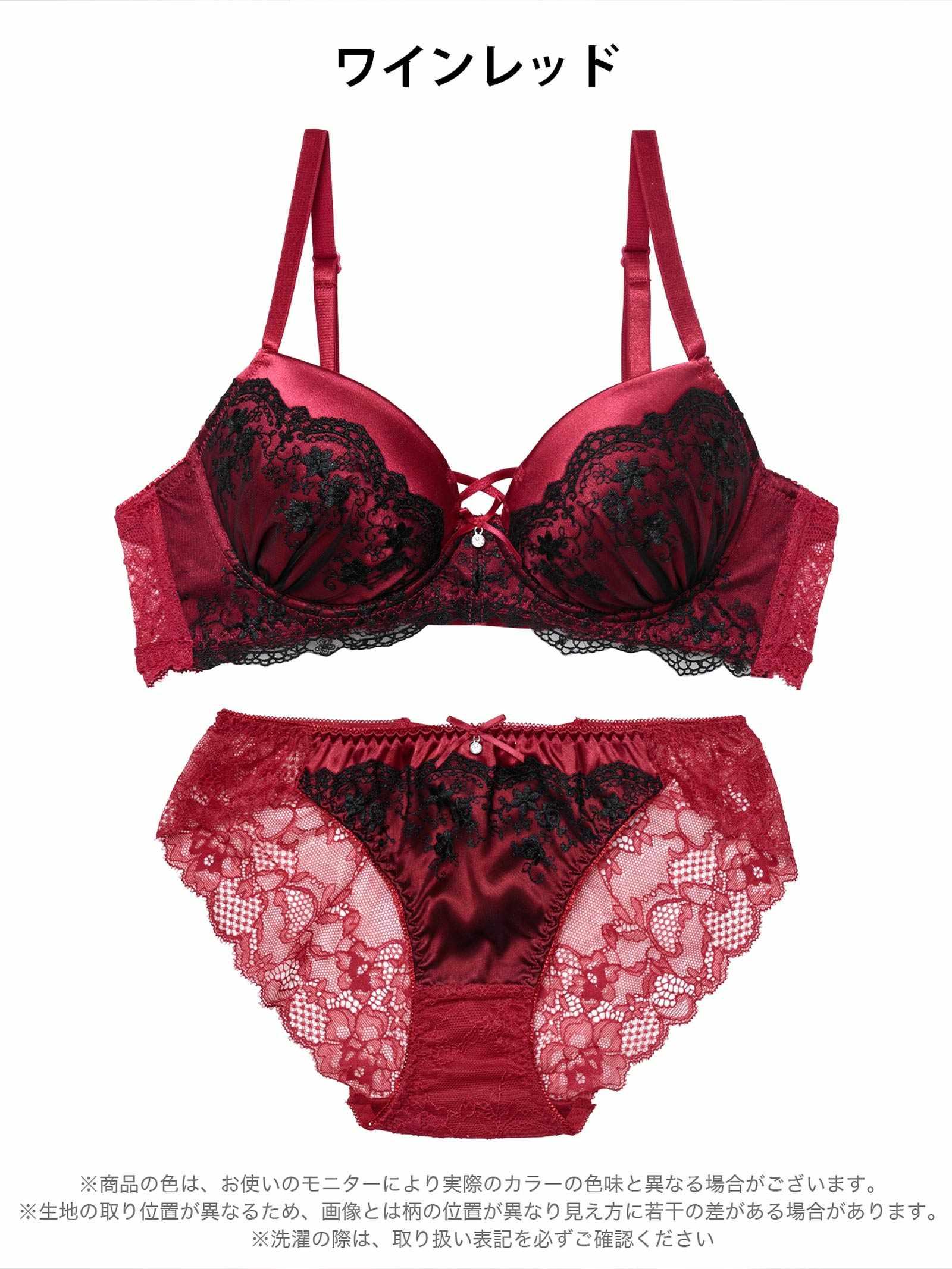 11/21新作!【EFサイズ】グリッターベロアレーシィブラジャー&バック透けフルバックショーツ