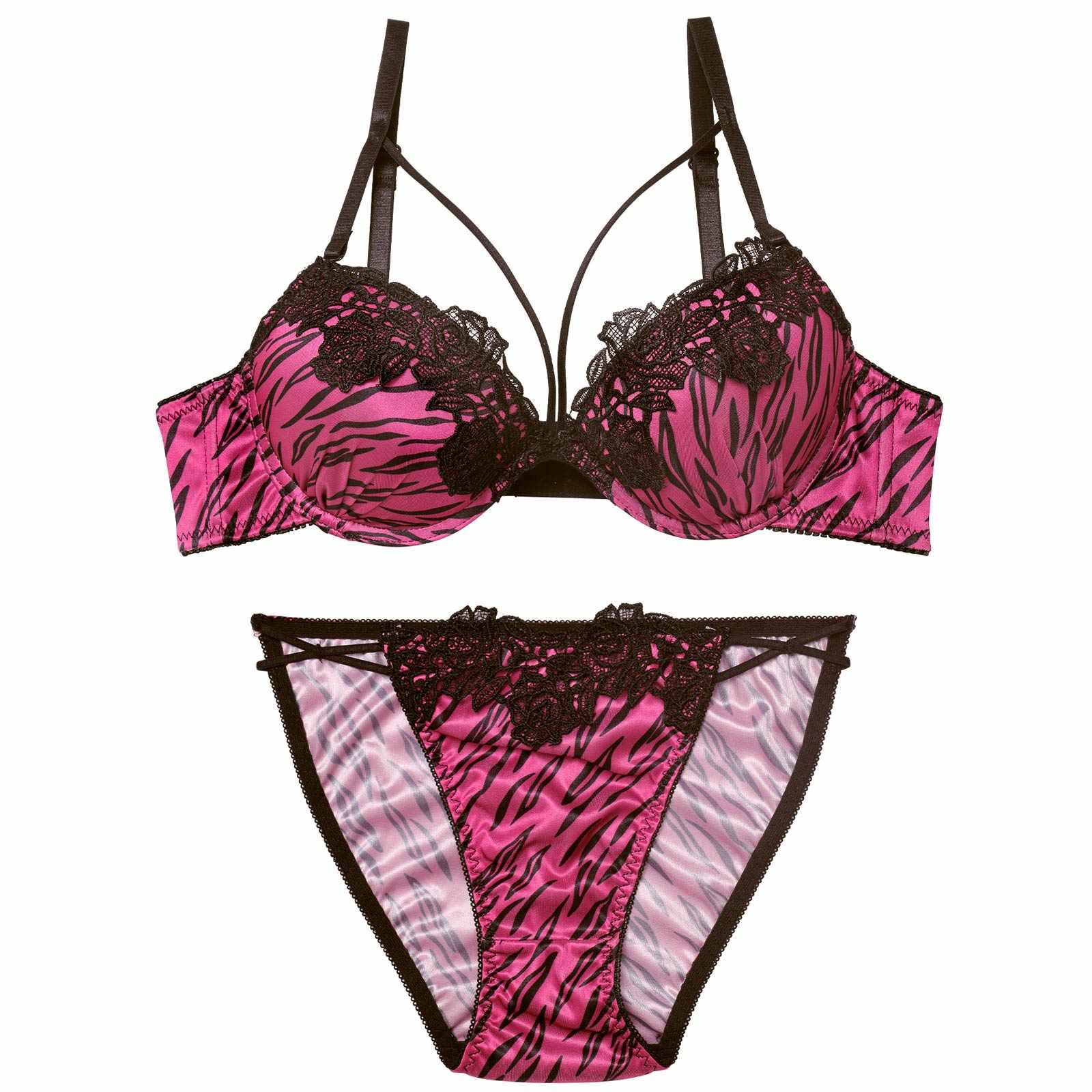 11/26新作!スパイシーゼブラコードブラジャー&フルバックショーツ