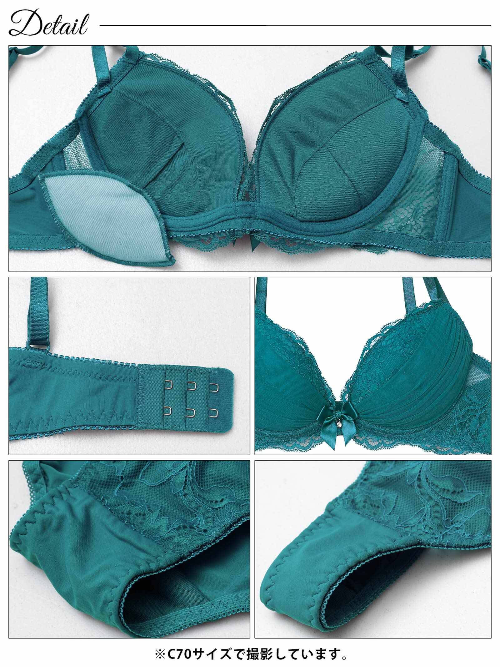 12/19新作!【3点セット】クラシックチュールレースブラジャー&フルバック&Tバックショーツ