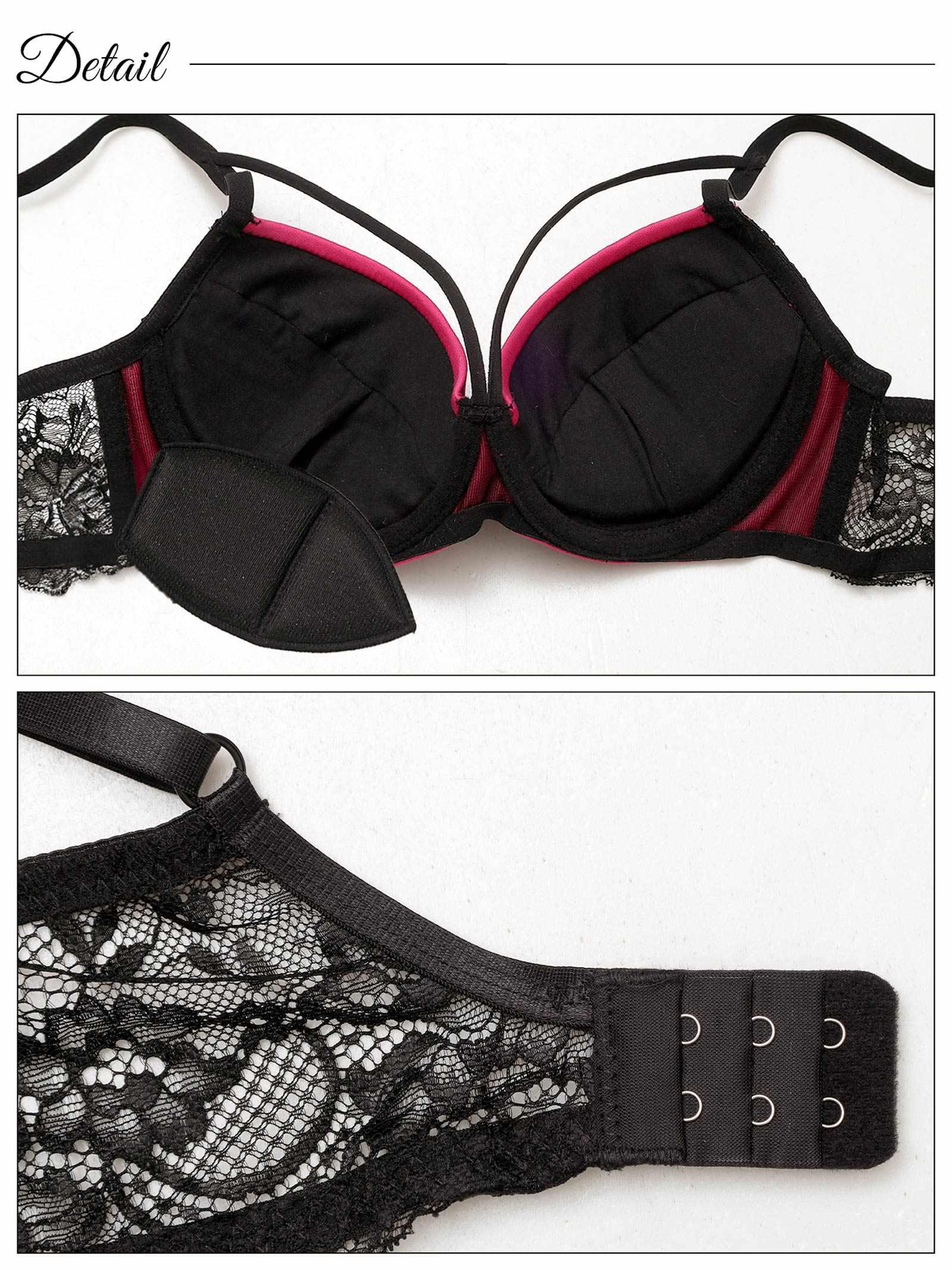 センシュアルネオンリングコード育乳脇高ブラジャー&バック透けTバックショーツ - 【公式】247Lingerie