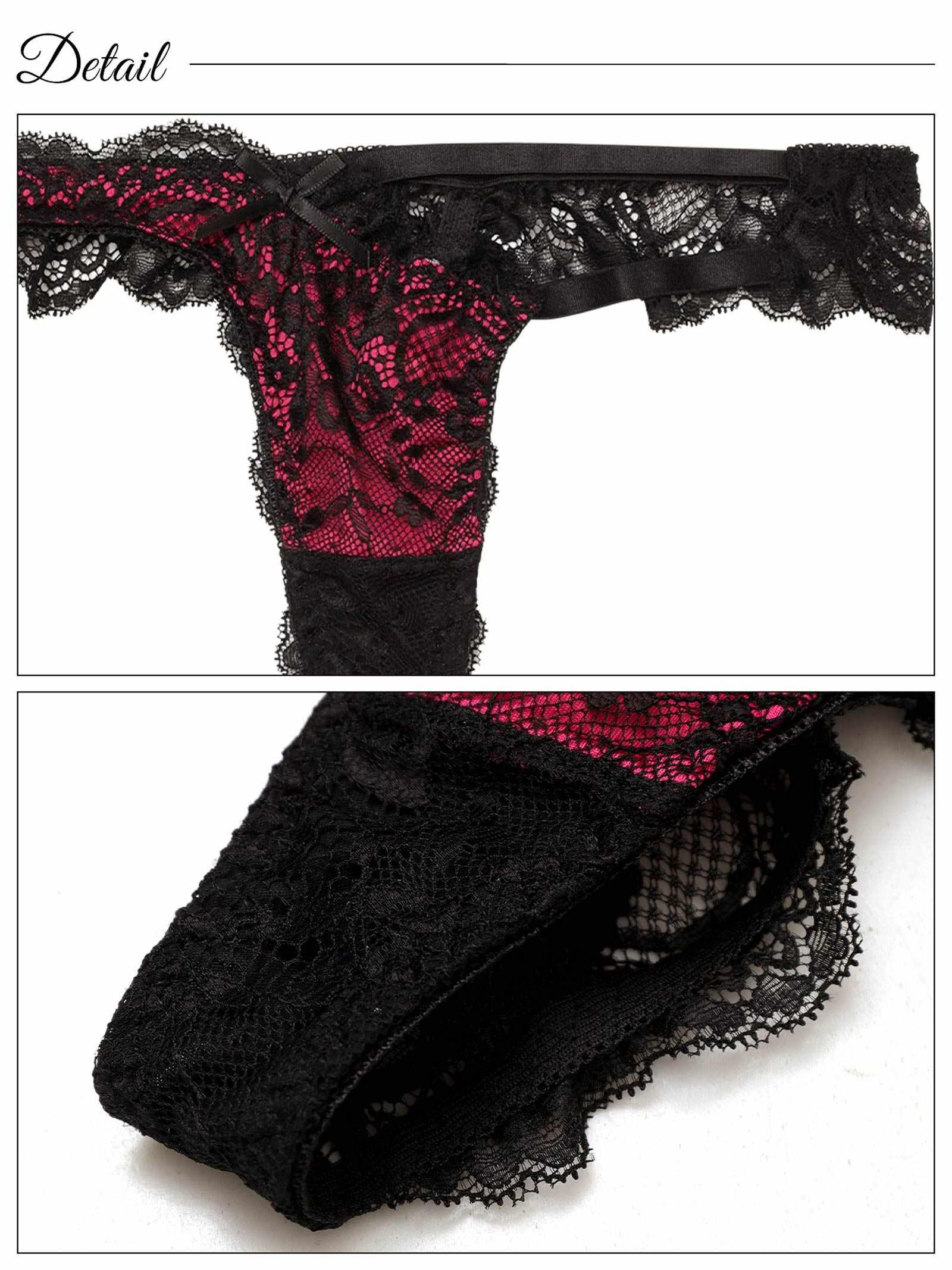 センシュアルネオンリングコード育乳脇高ブラジャー&バック透けTバックショーツ - 【公式】247Lingerie
