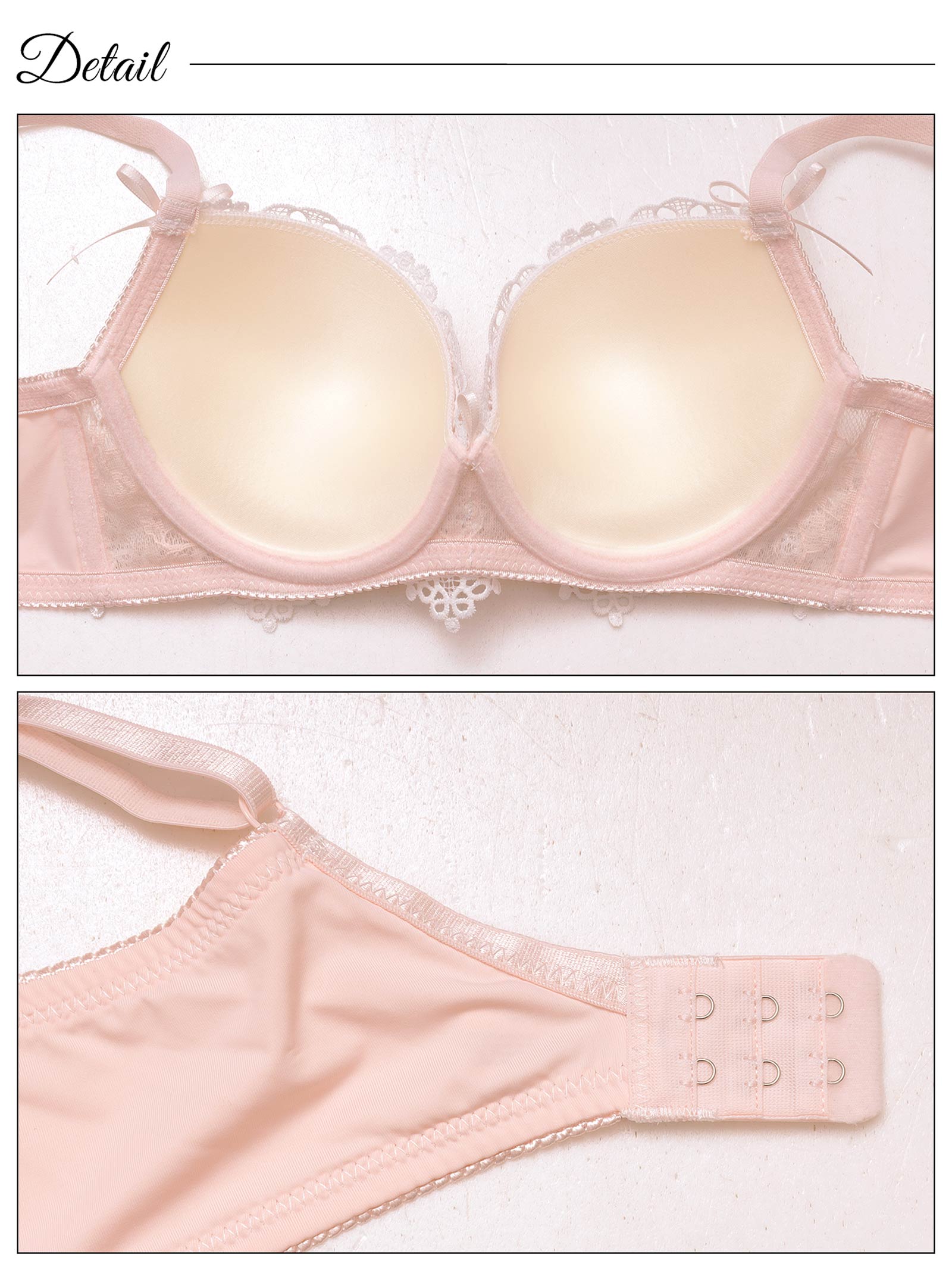 6/27新作!ラブリーケミカルレース育乳脇高ブラジャー&フルバックショーツ