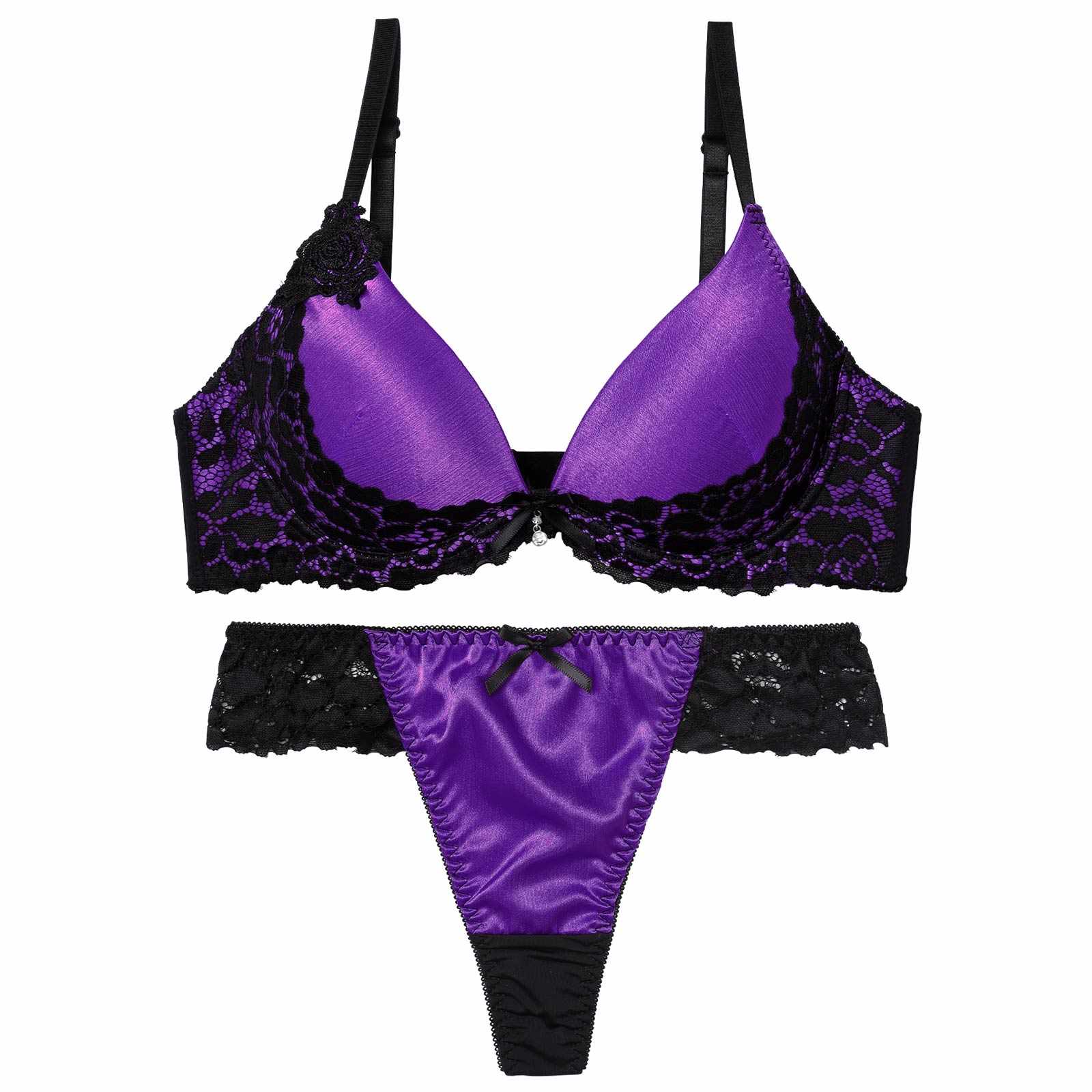 10/13新作!ナイトメアレースブラジャー&Tバックショーツ