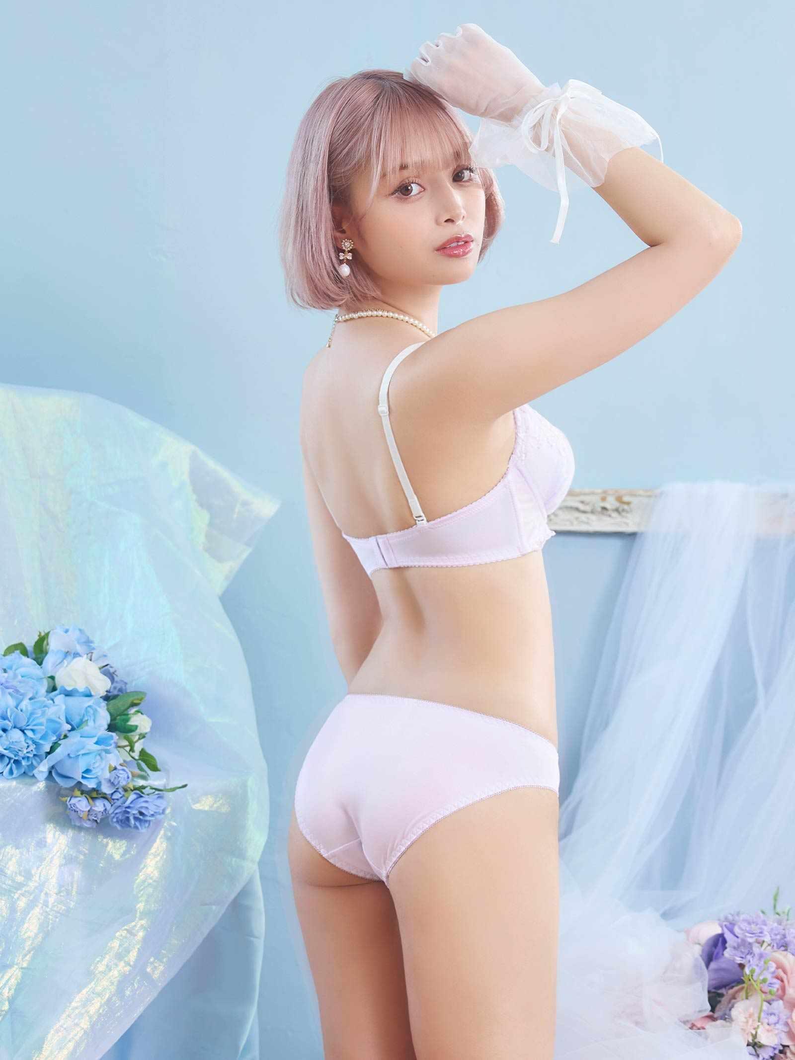 9/29新作!プリンセスアイビーマーブルブラジャー&フルバックショーツ