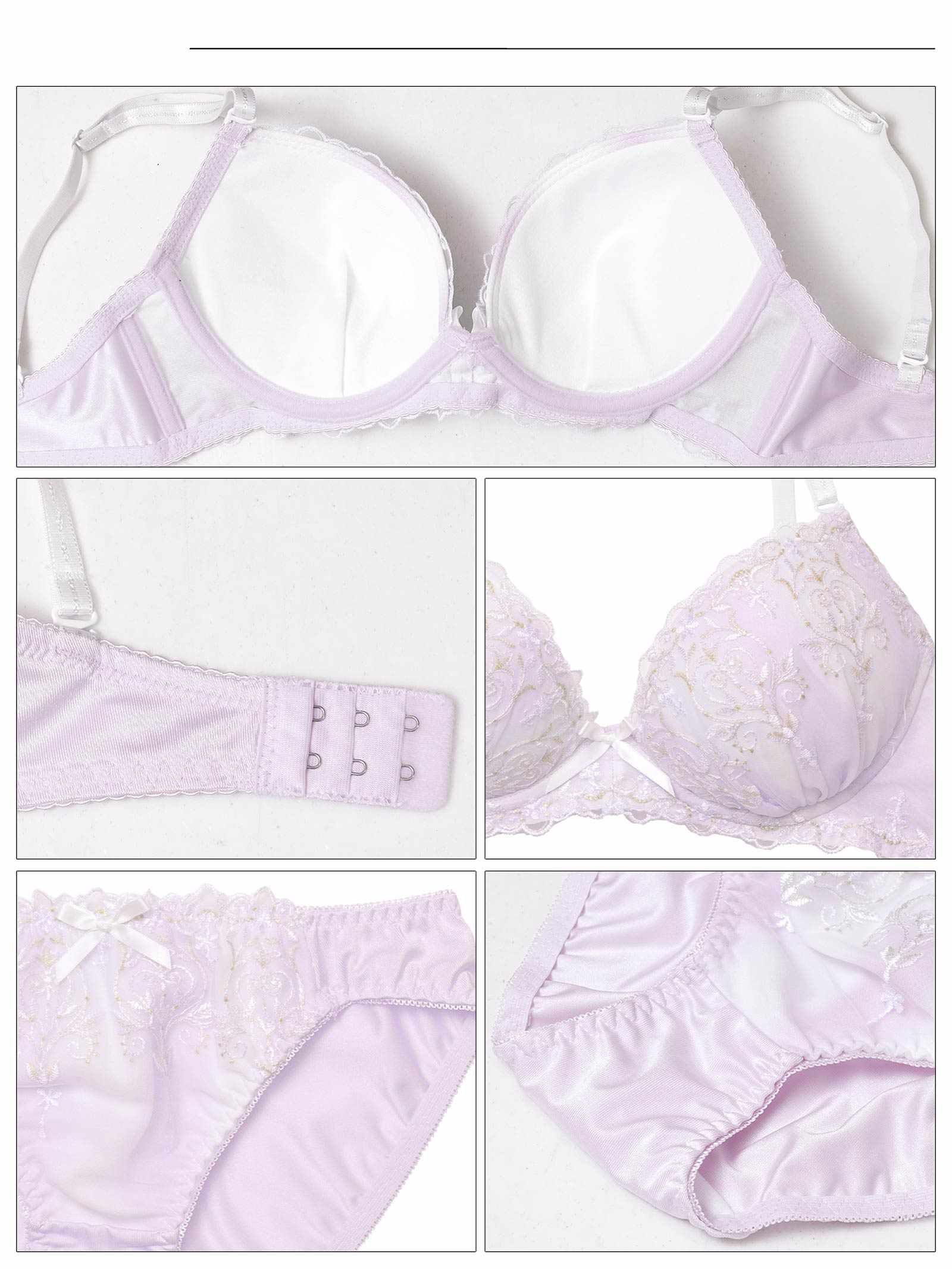 9/29新作!プリンセスアイビーマーブルブラジャー&フルバックショーツ