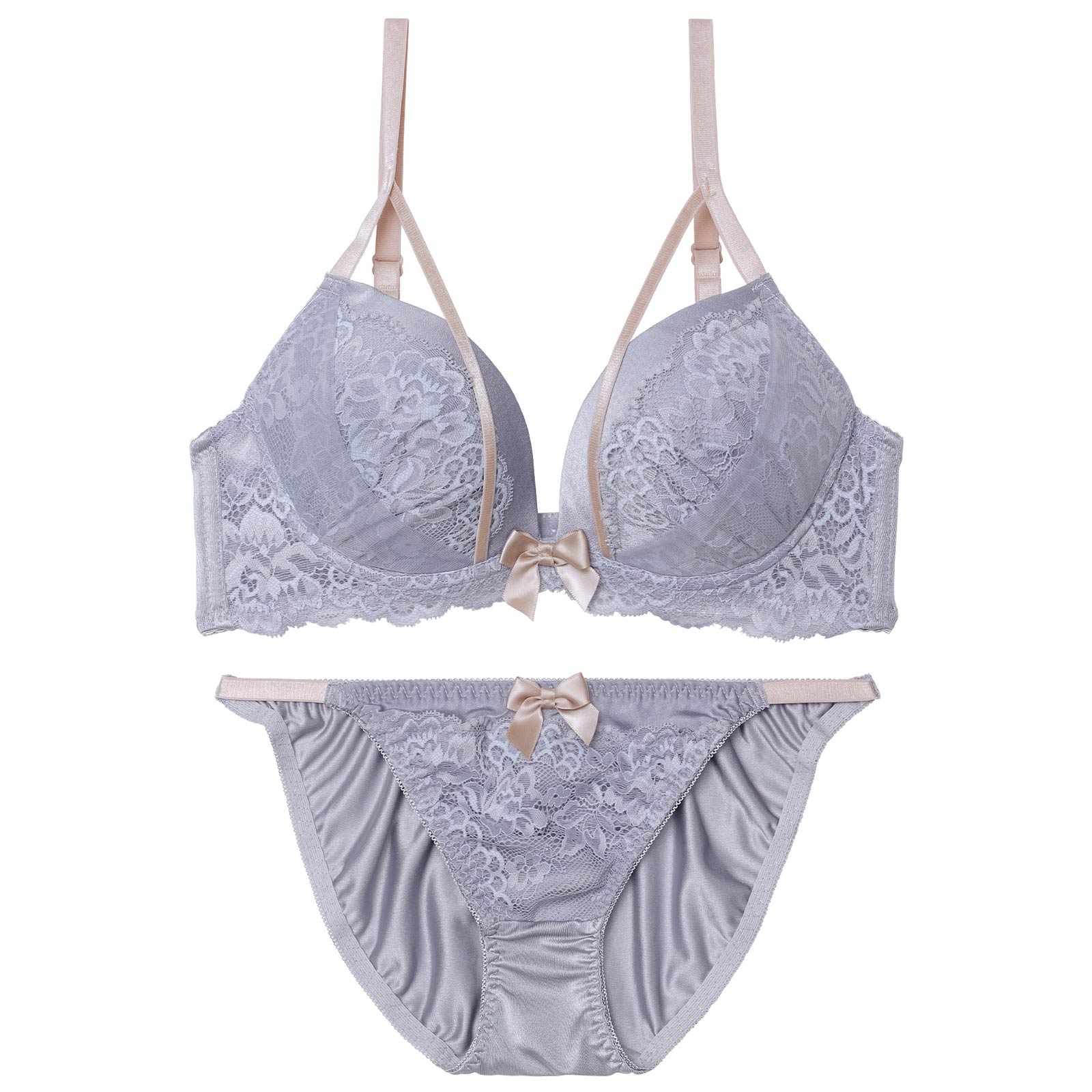 4/17新作!ダスティコードレースブラジャー&フルバックショーツ