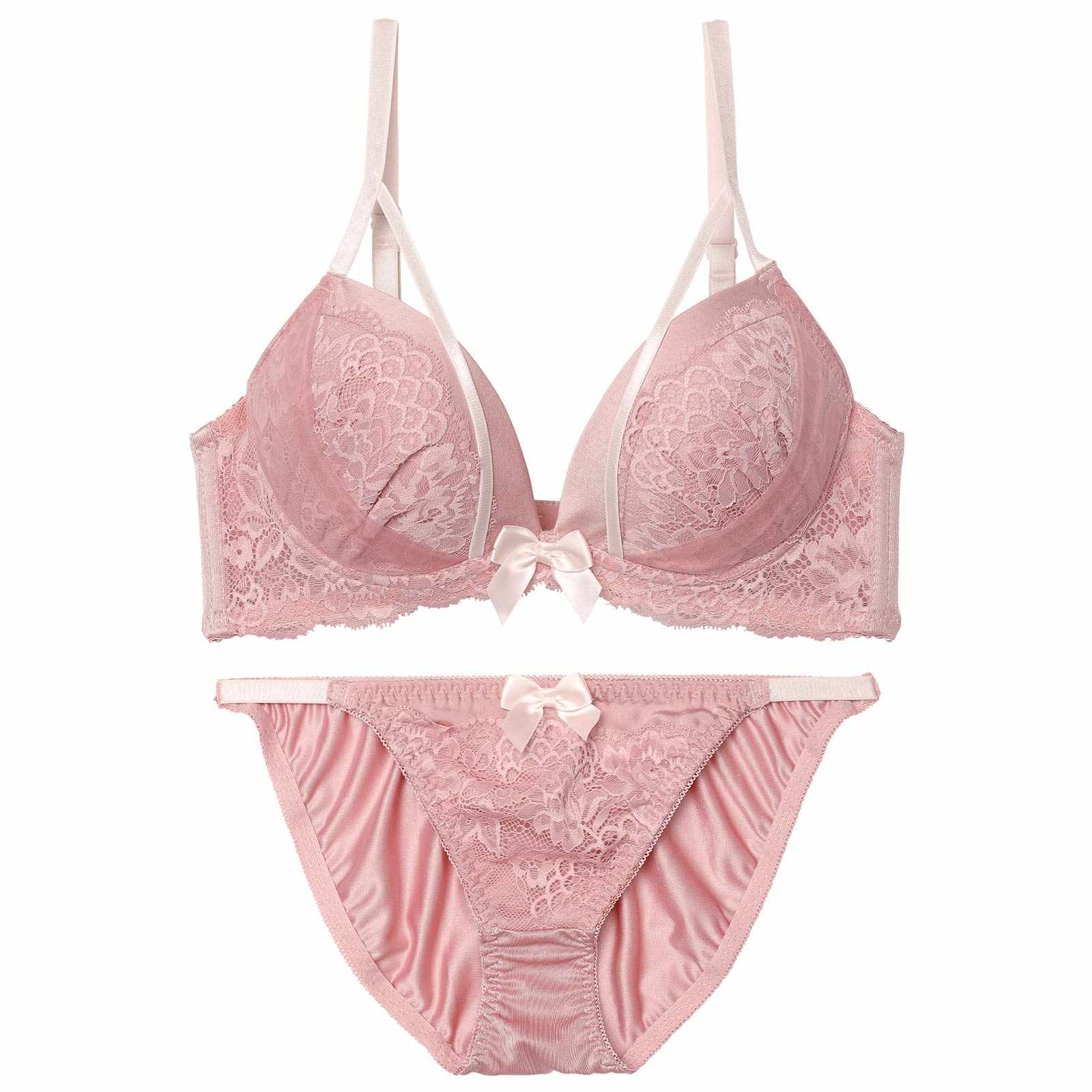 4/17新作!ダスティコードレースブラジャー&フルバックショーツ